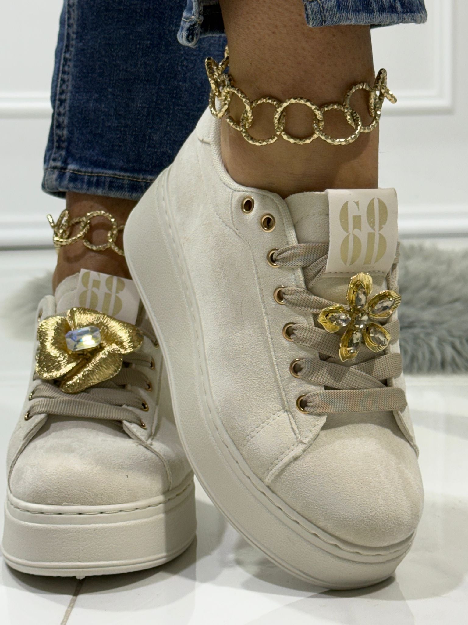 Fiore Beige - Sneakers