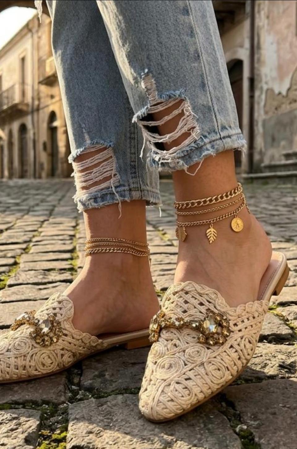 Maiorca Beige - Sabot