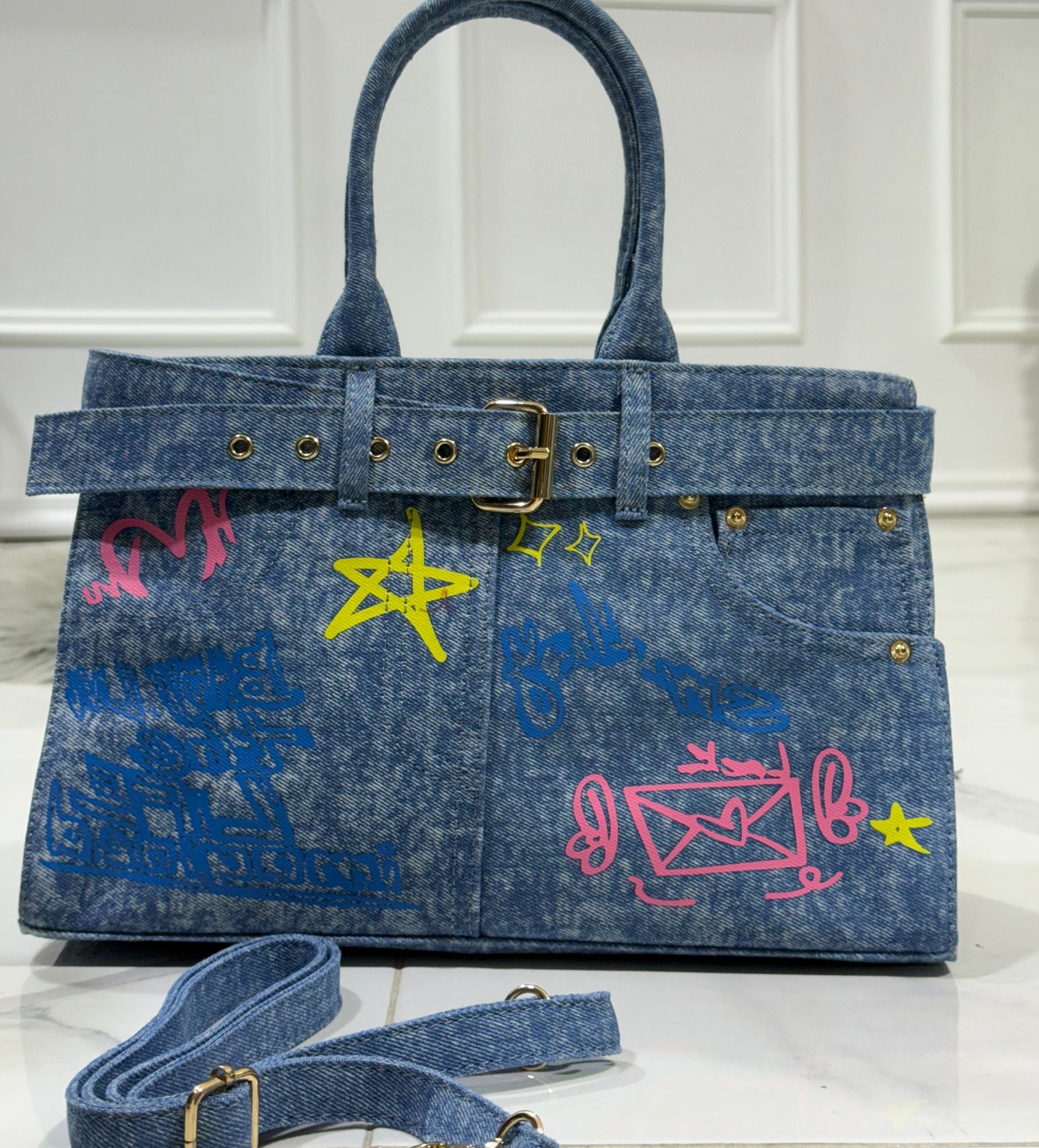 Amanda Light Blue - Borsa