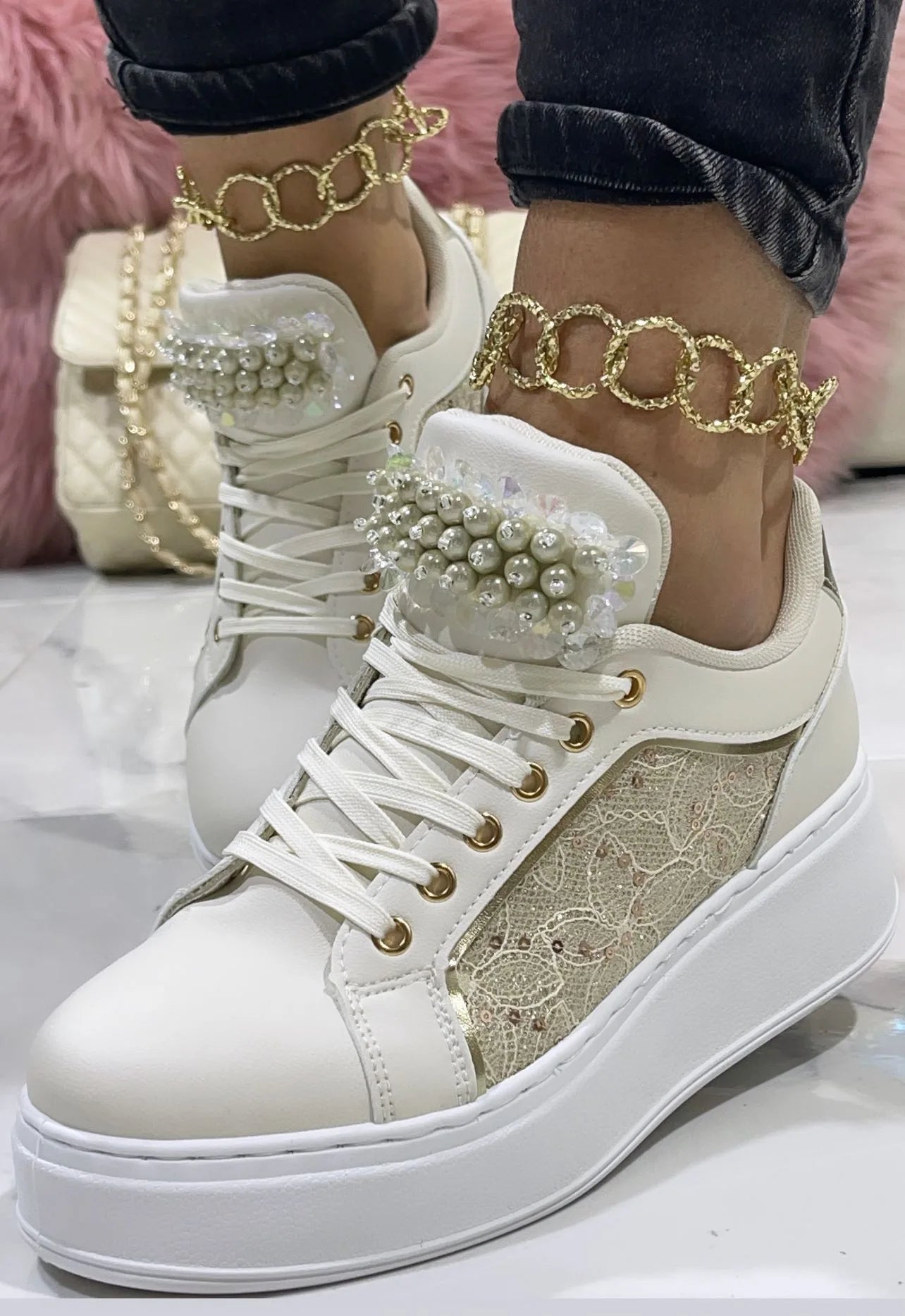 Sneakers Varsavia Beige