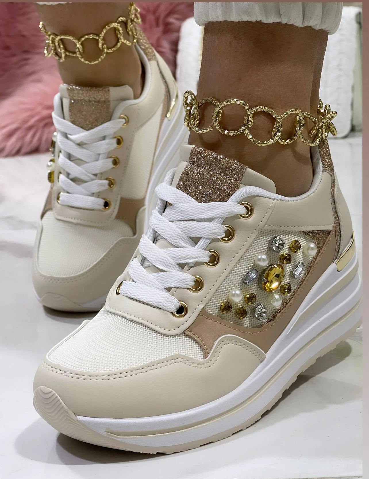 Sneakers Andorra Beige