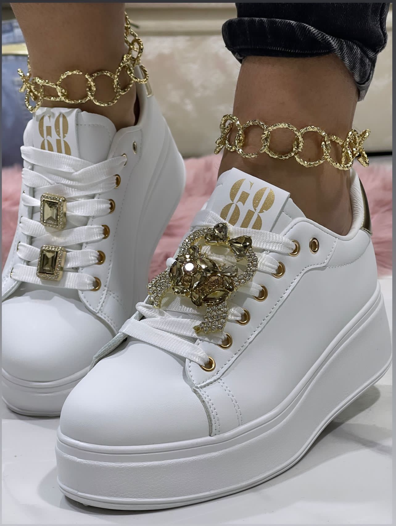 Sneakers Haiti inserto Oro