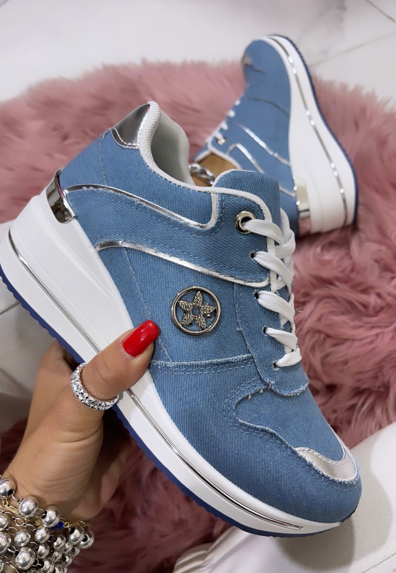 Sneakers Panama Blue