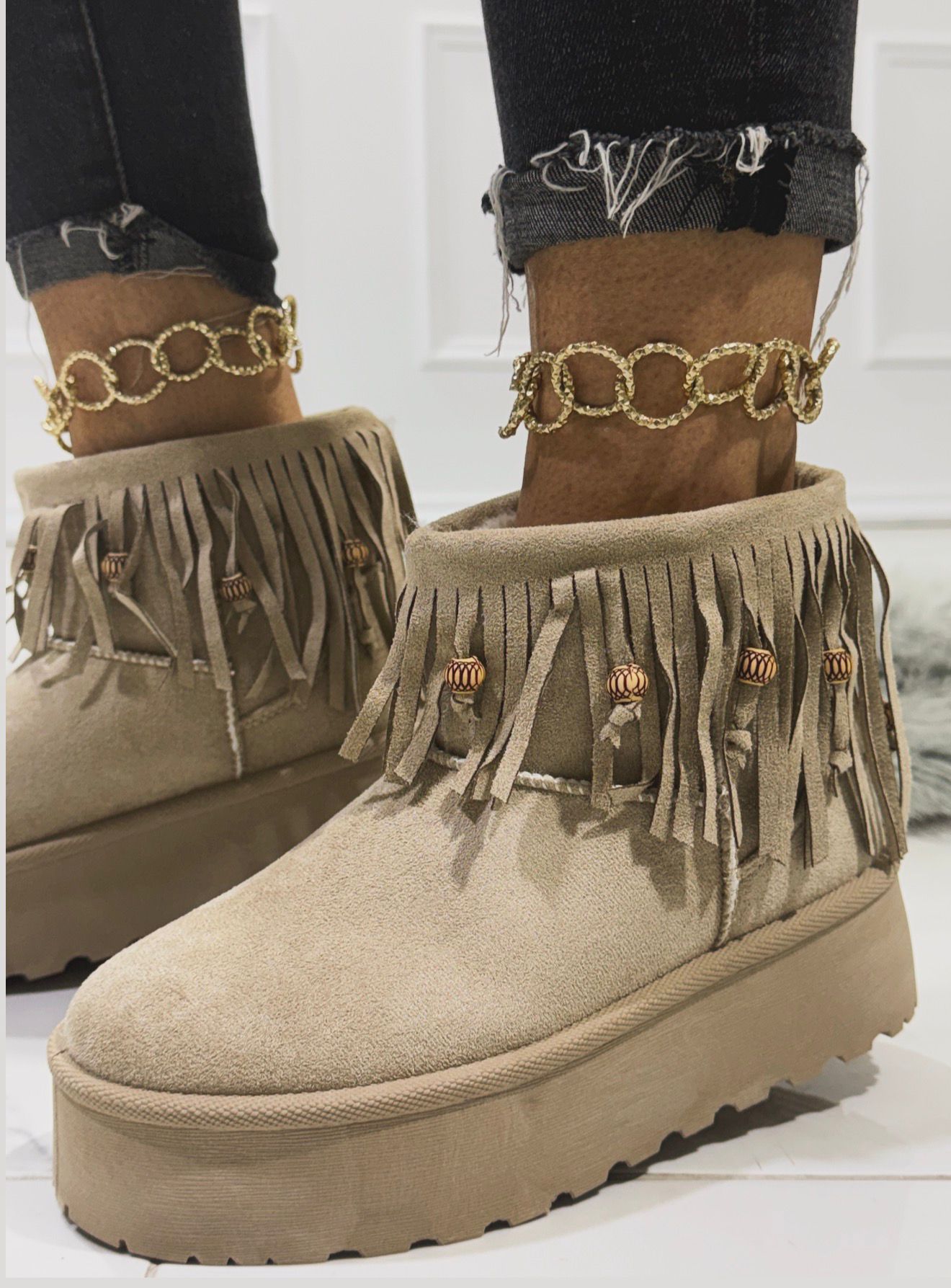 Jasmine Beige - Stivale basso