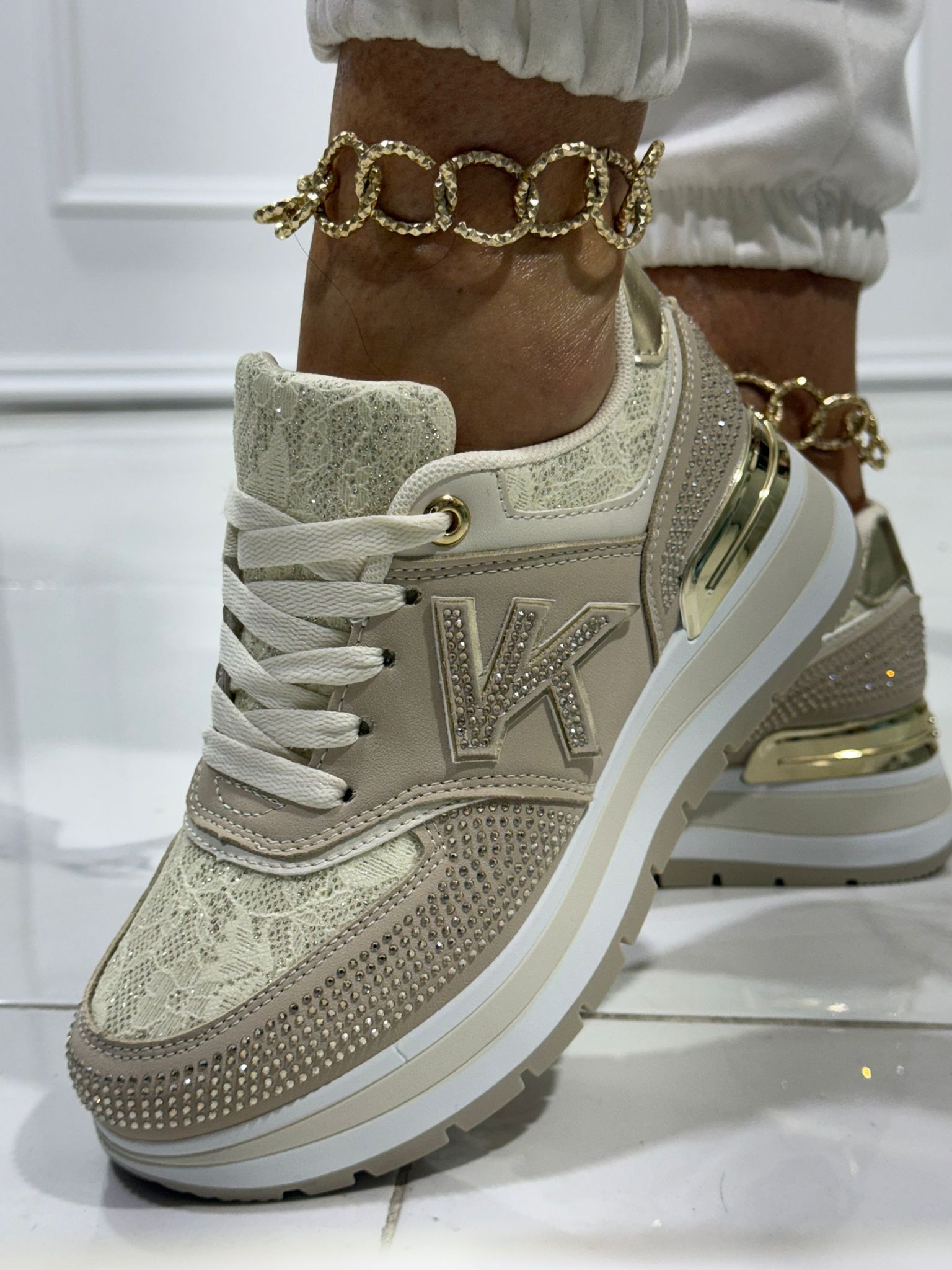 Vanessa Beige - Sneakers