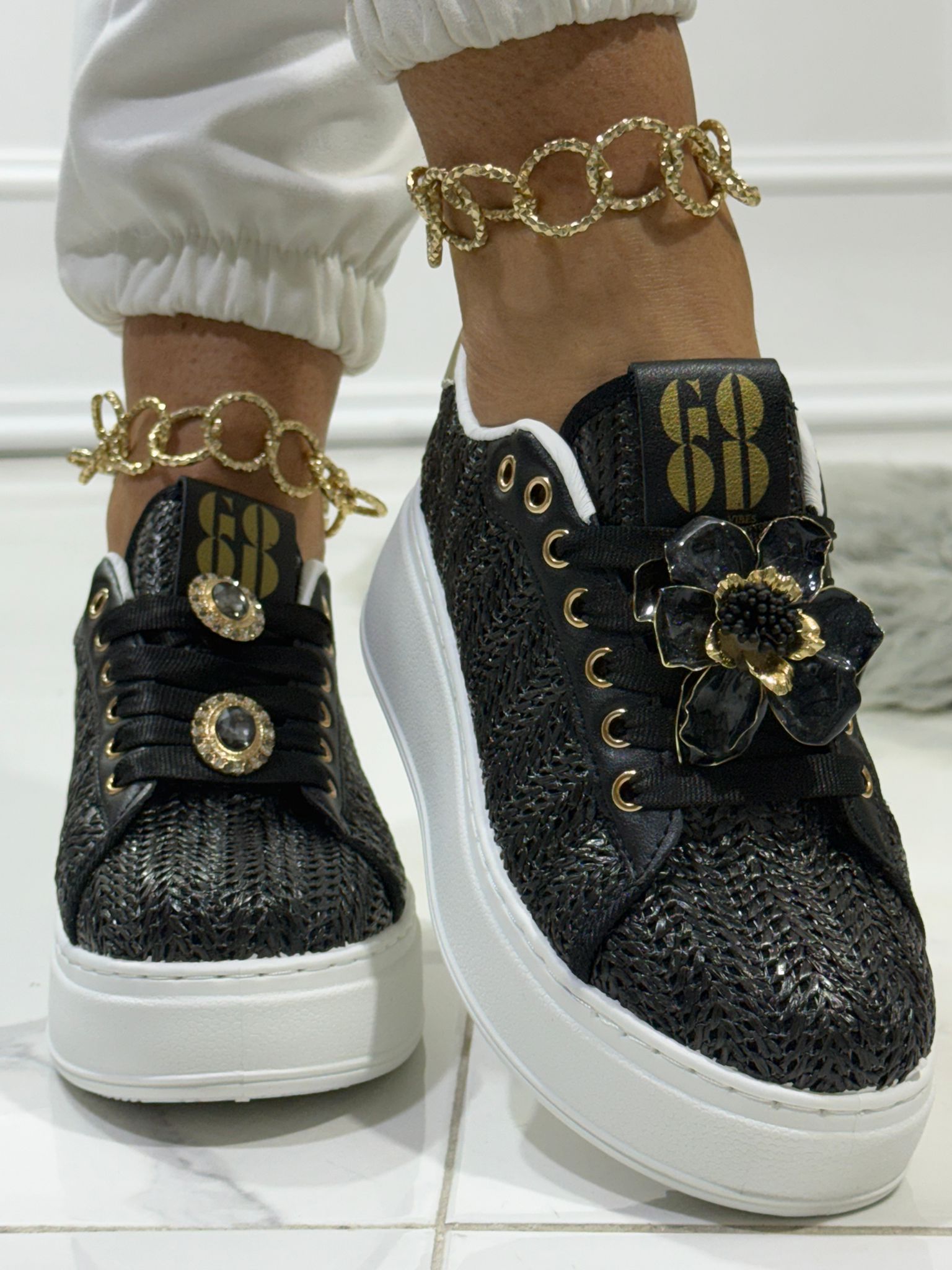 Perla Black - Sneakers