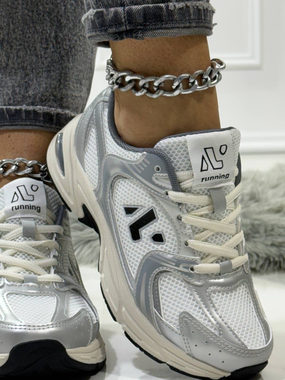 Alessia White/Grey - Sneakers