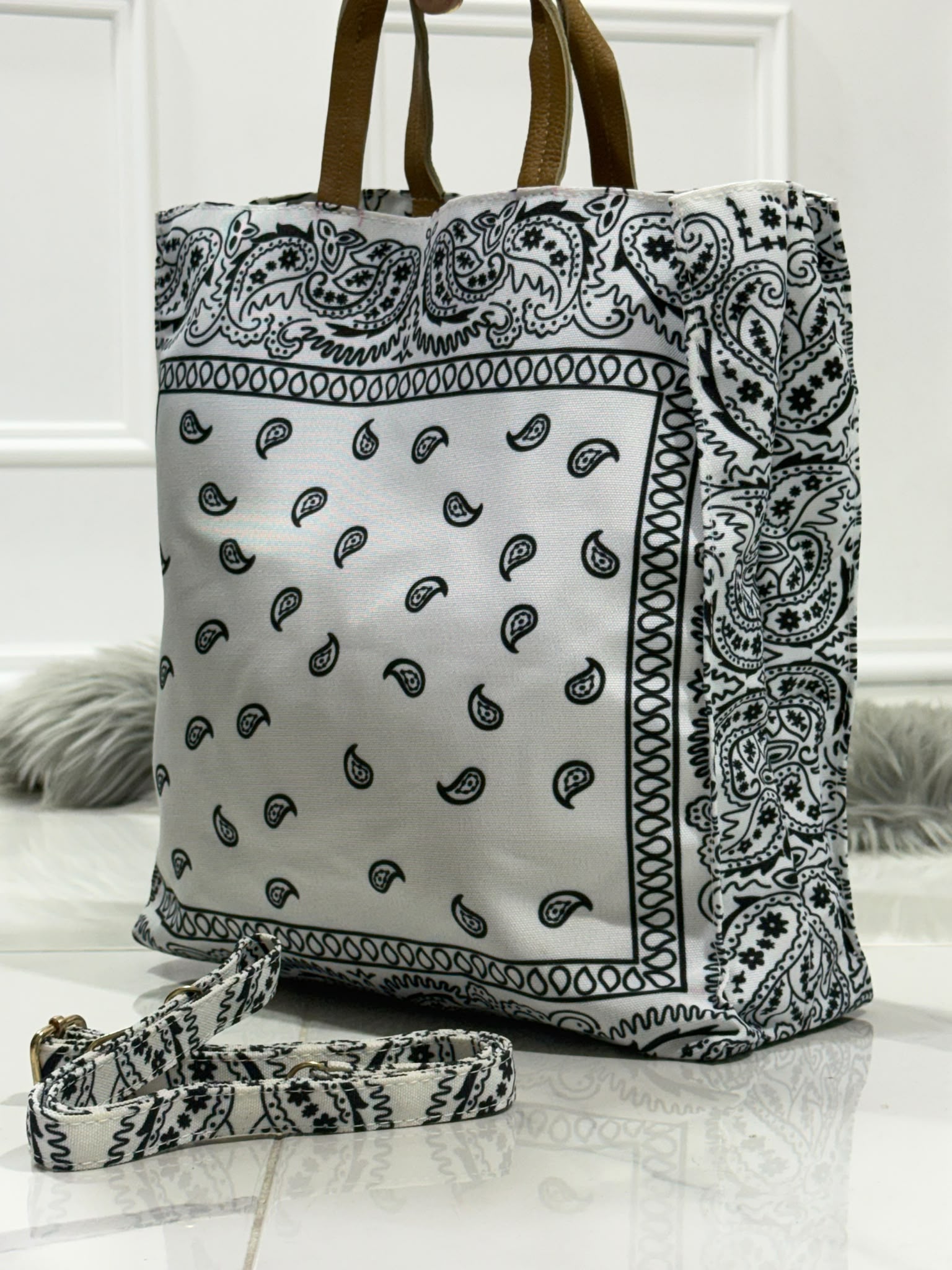 Bandana Black/White - Borsa
