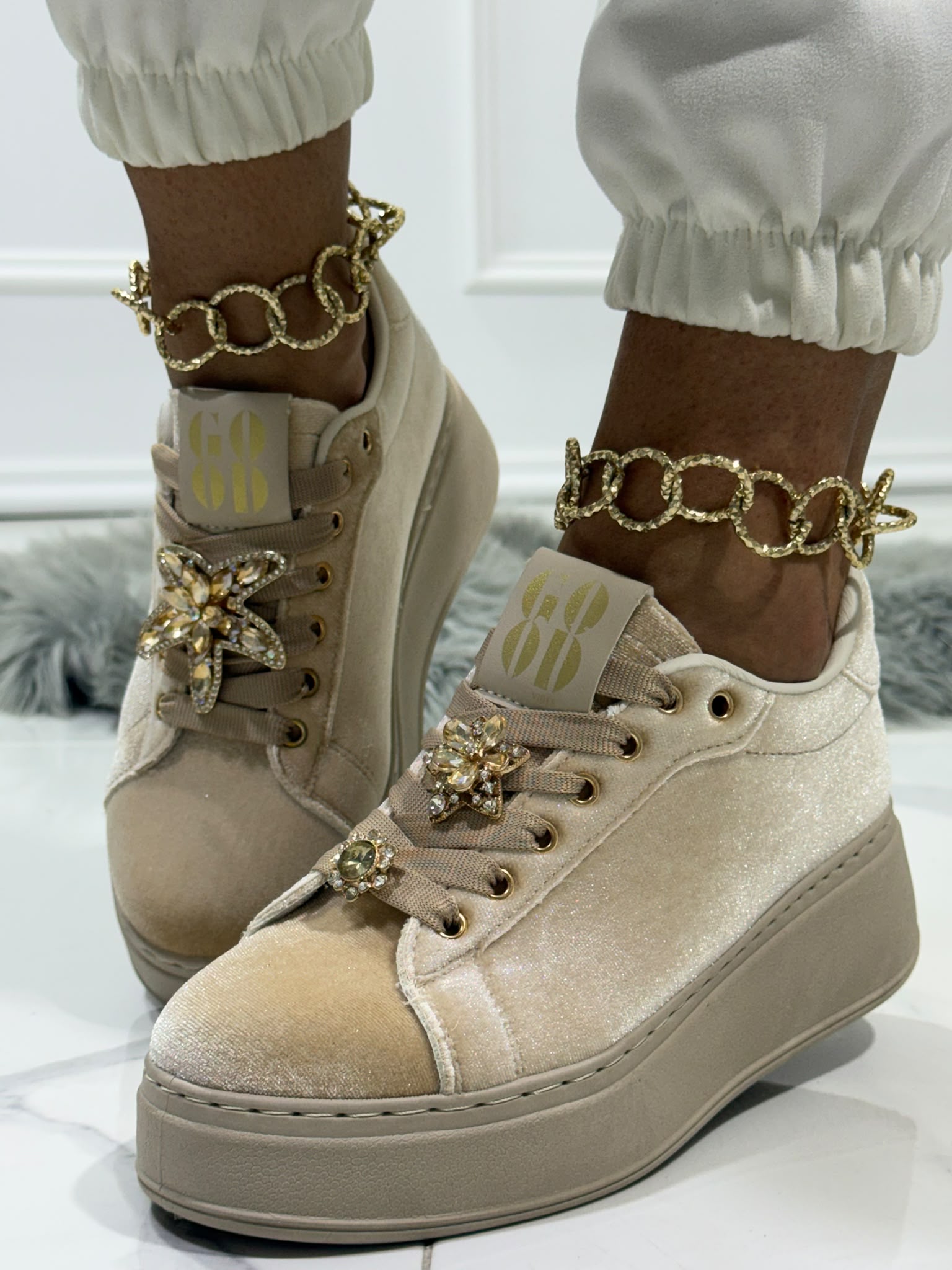 Jasmine Beige - Sneakers