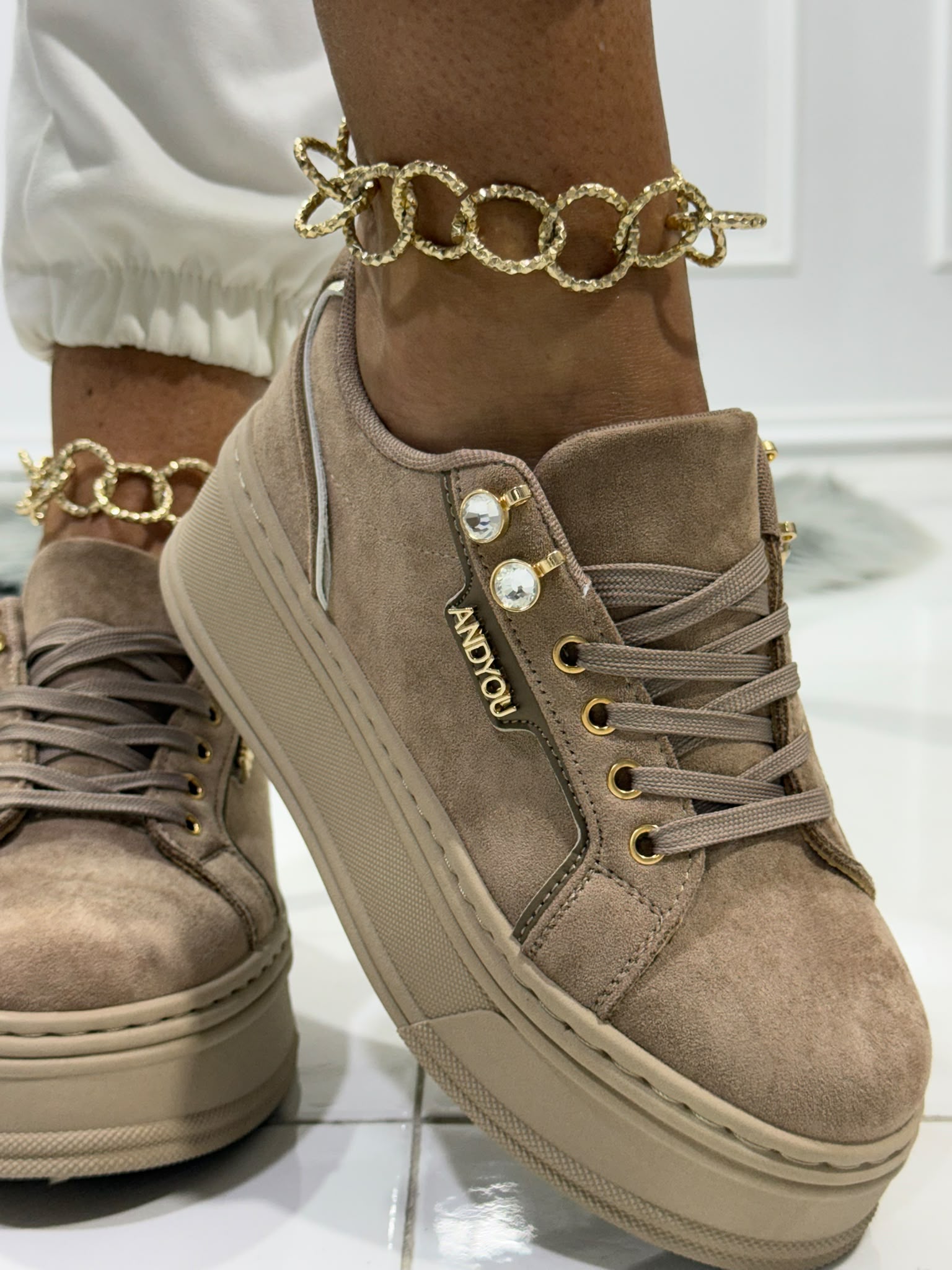 Giove Beige - Sneakers
