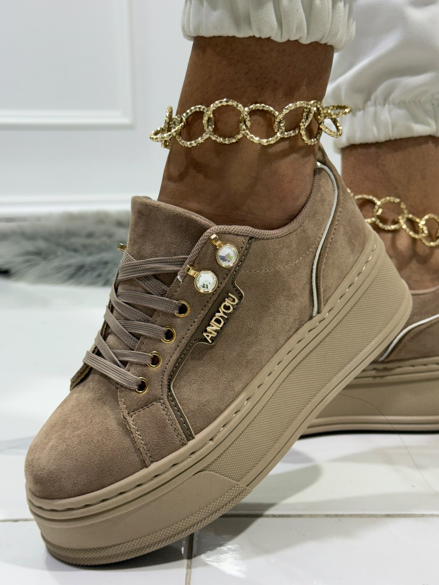 Giove Beige - Sneakers