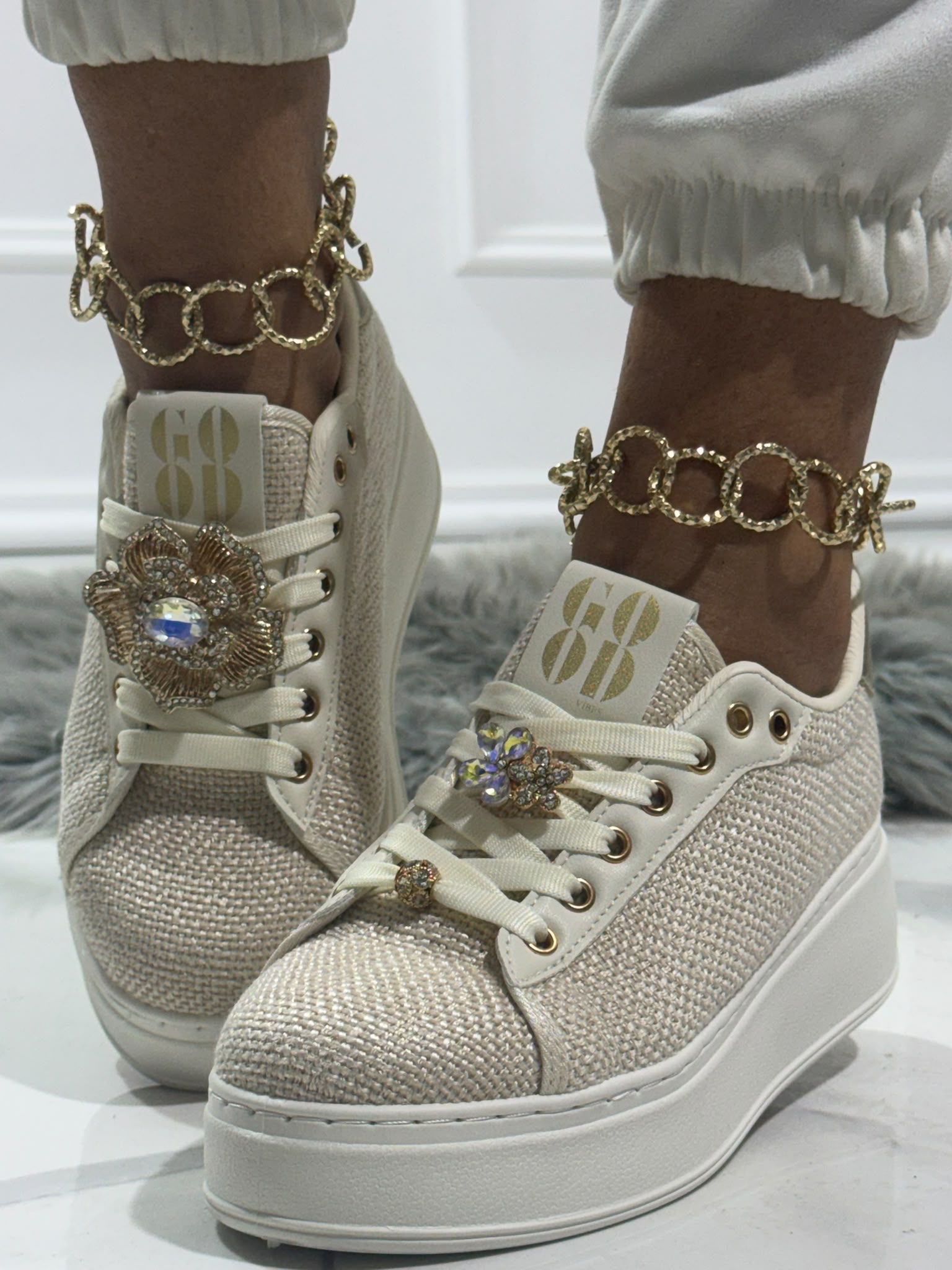 Lia Beige - Sneakers