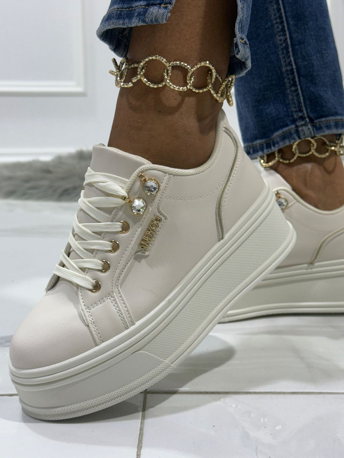 Luna Beige Light - Sneakers