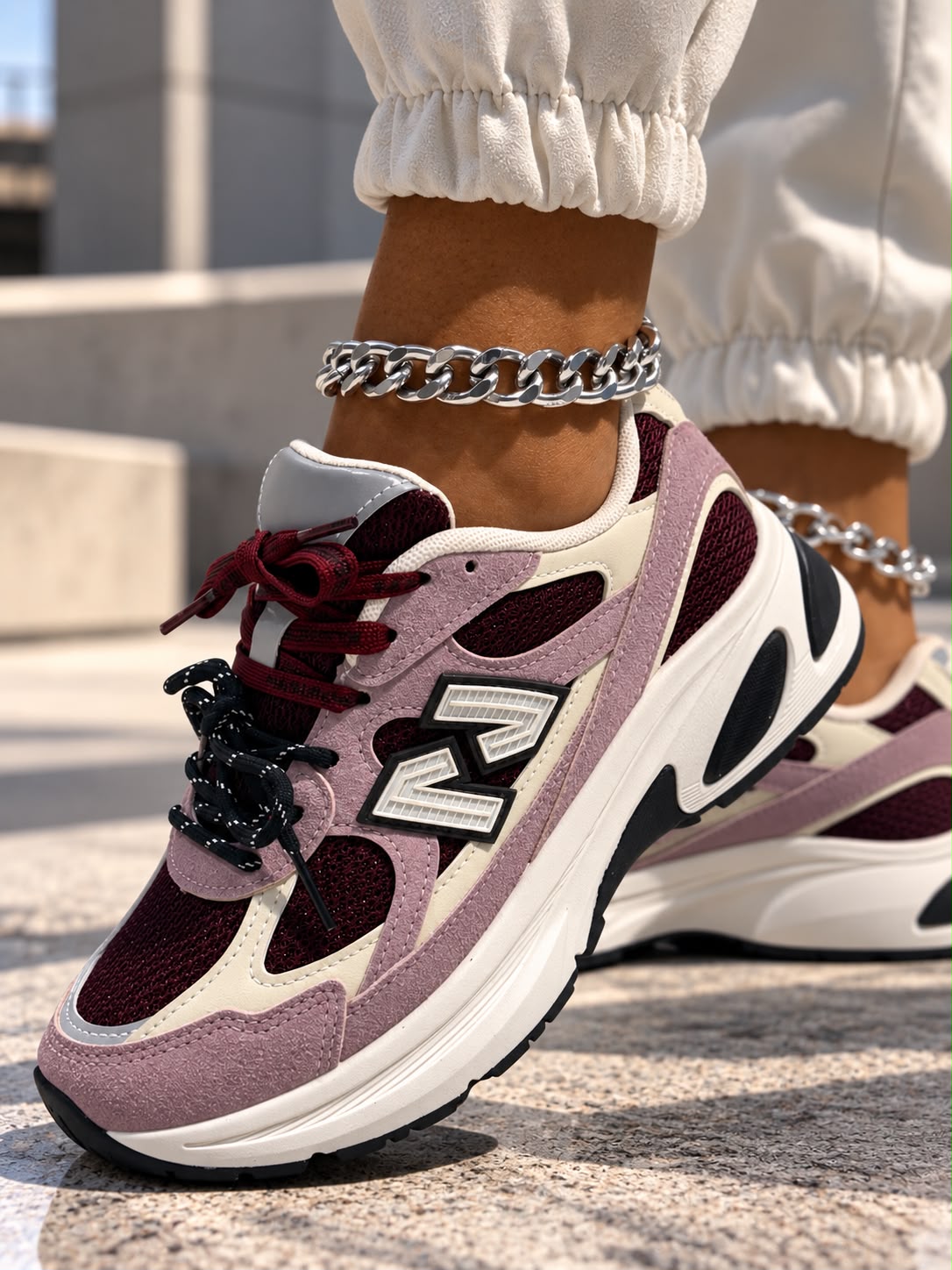 Lara Pink/Red - Sneakers