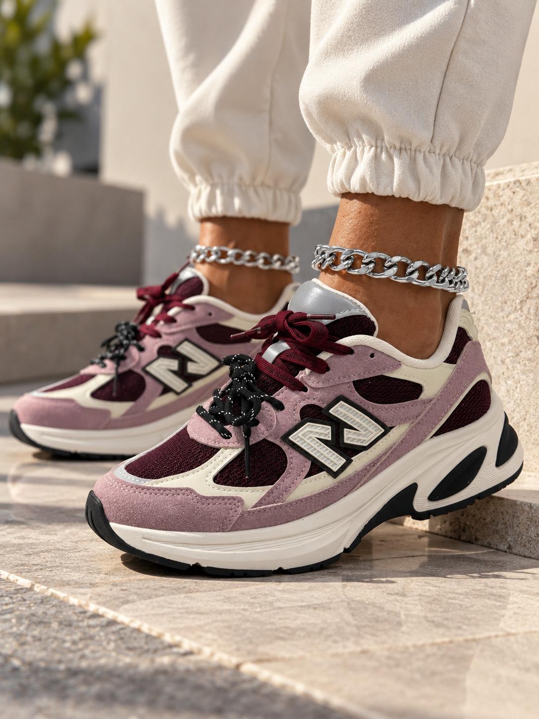 Lara Pink/Red - Sneakers