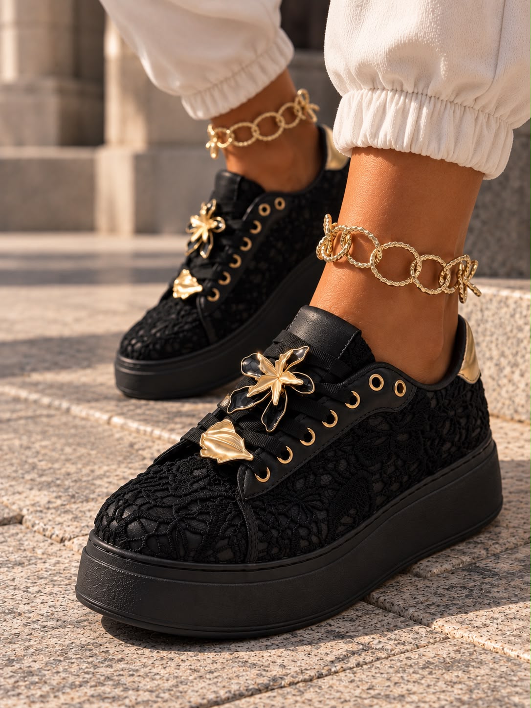 Romantica Black - Sneakers