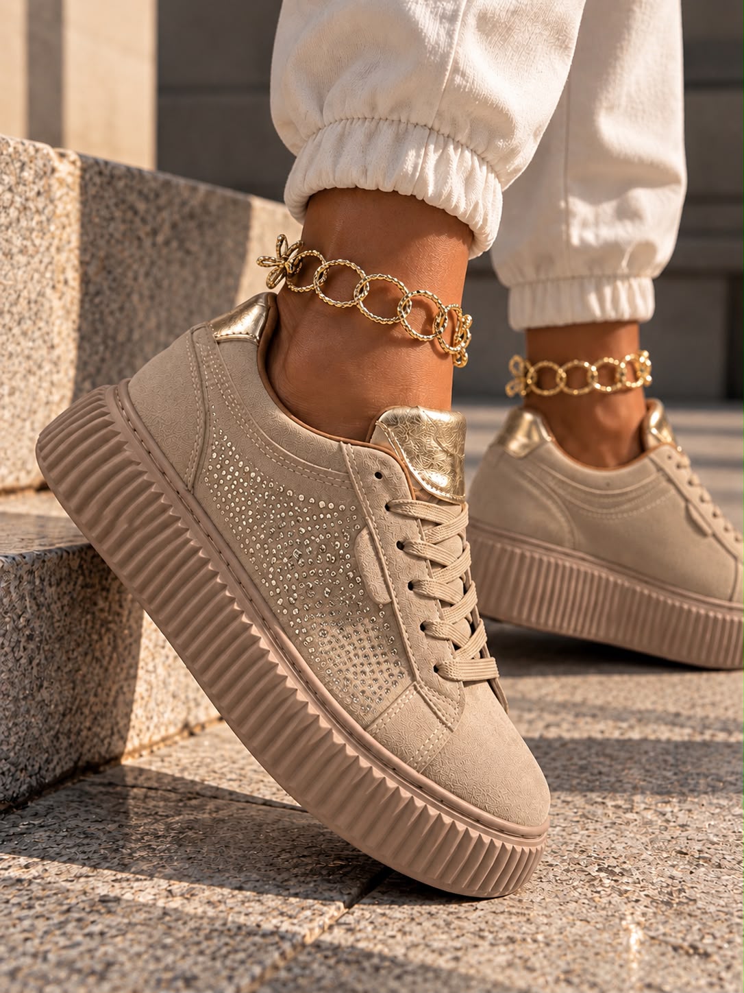 Percy Beige - Sneakers