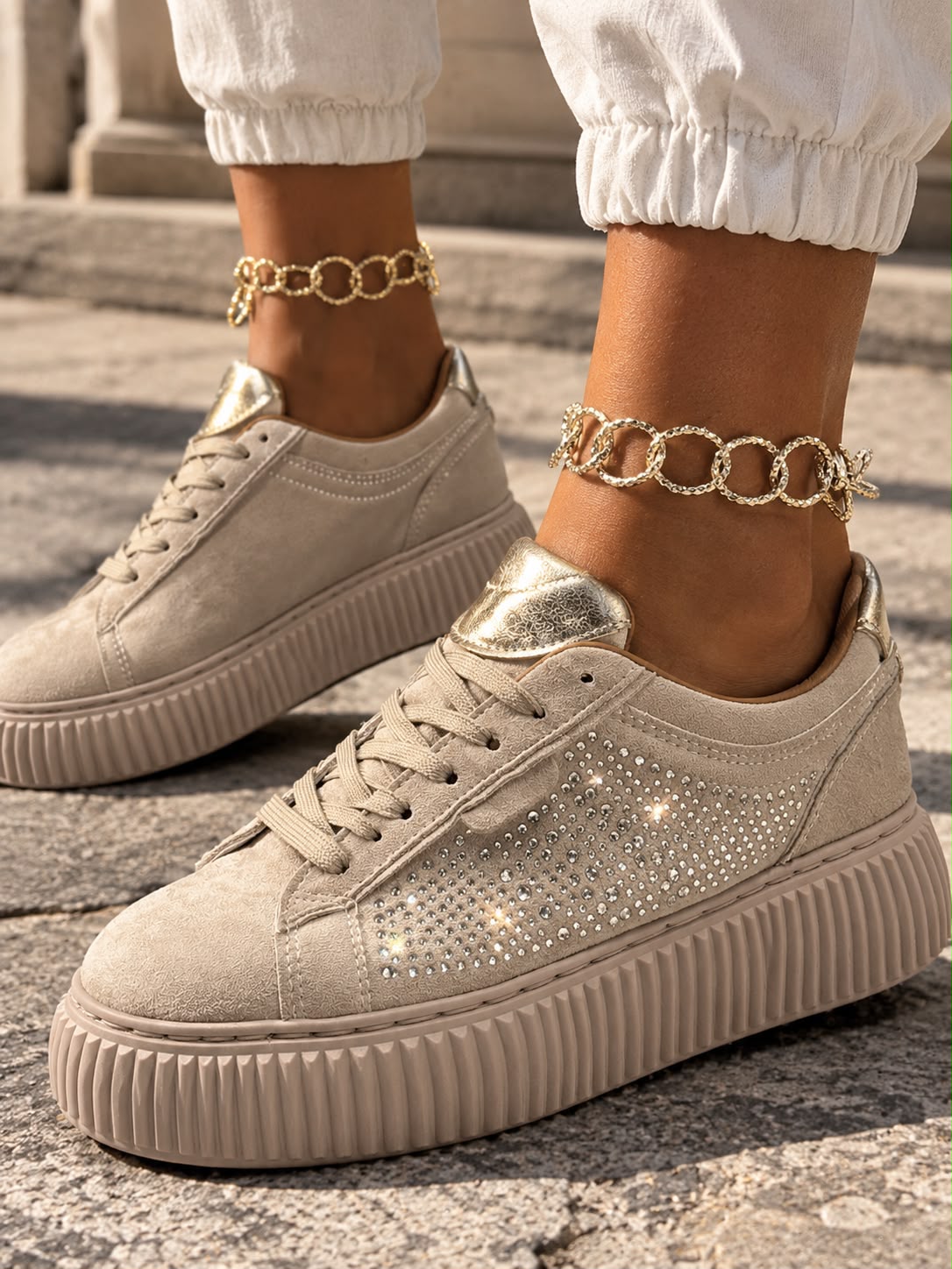 Percy Beige - Sneakers