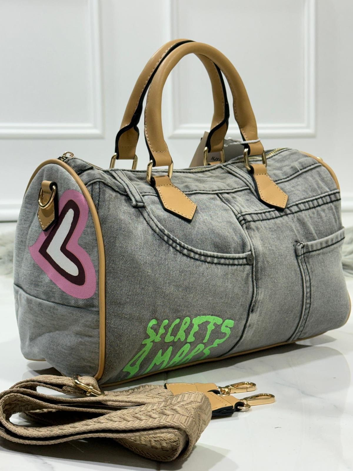 Victoria Denim Cuore - Borsa