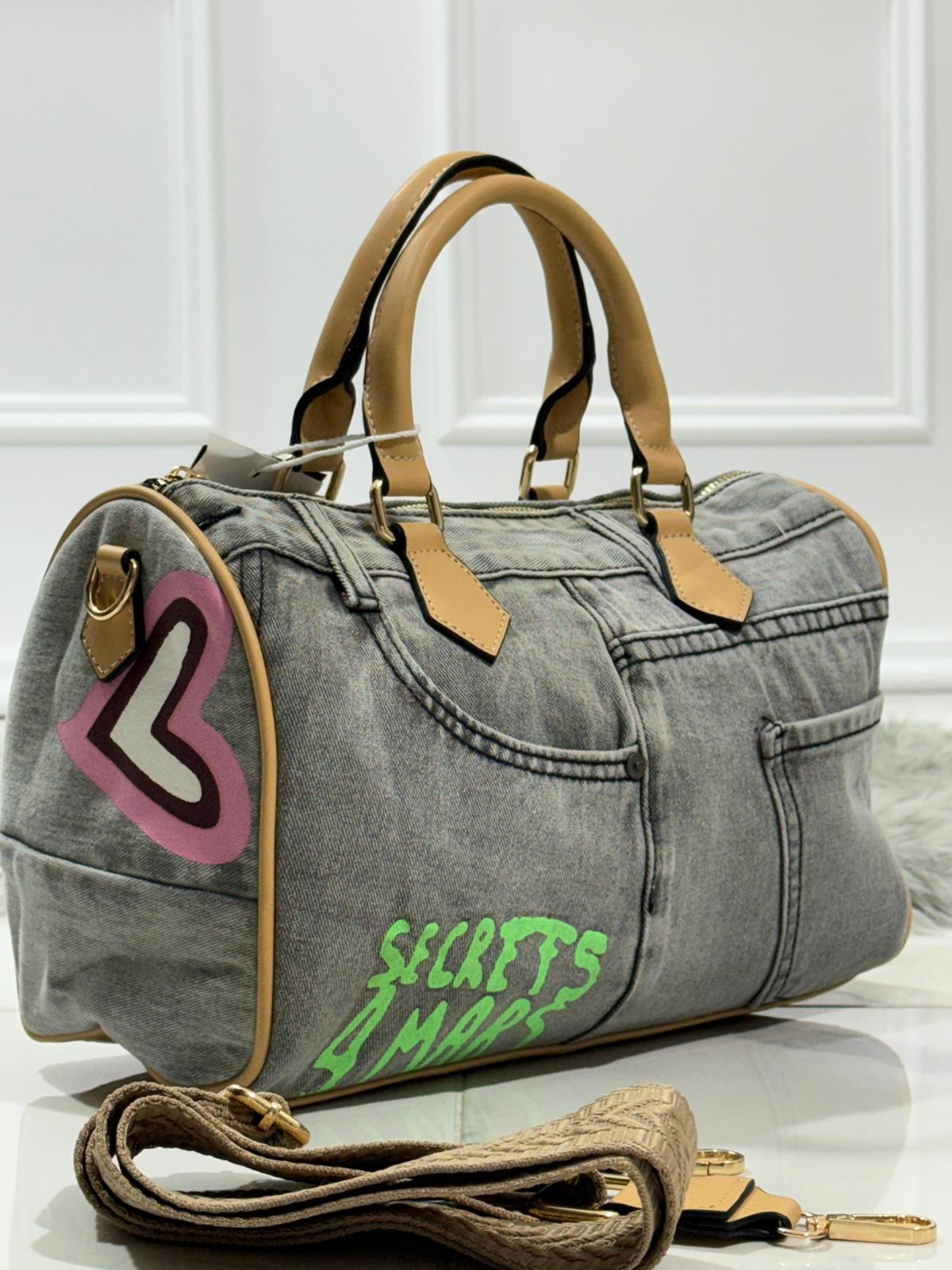 Victoria Denim Cuore - Borsa