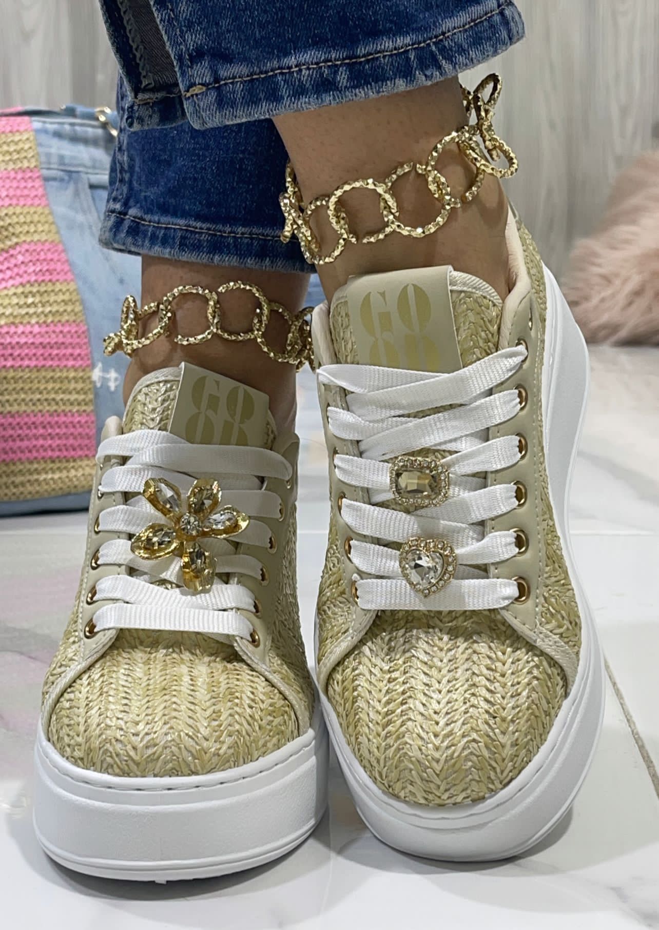 Olga Beige - Sneakers