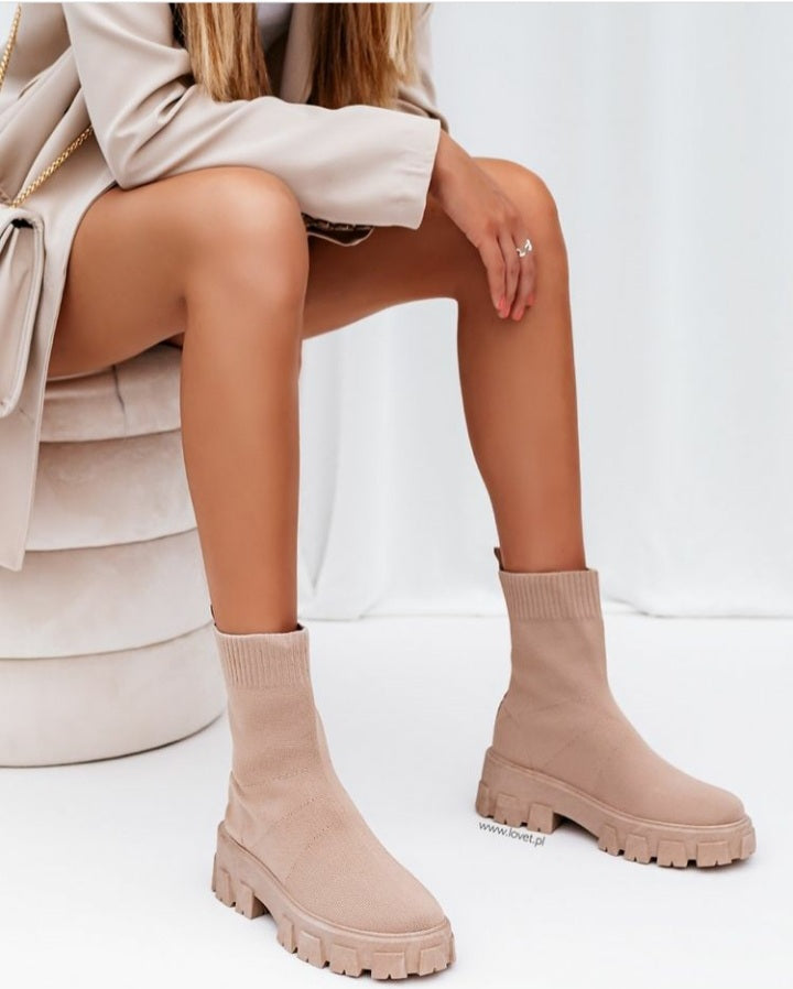 Anfibio  Boots Chelsea  Beige