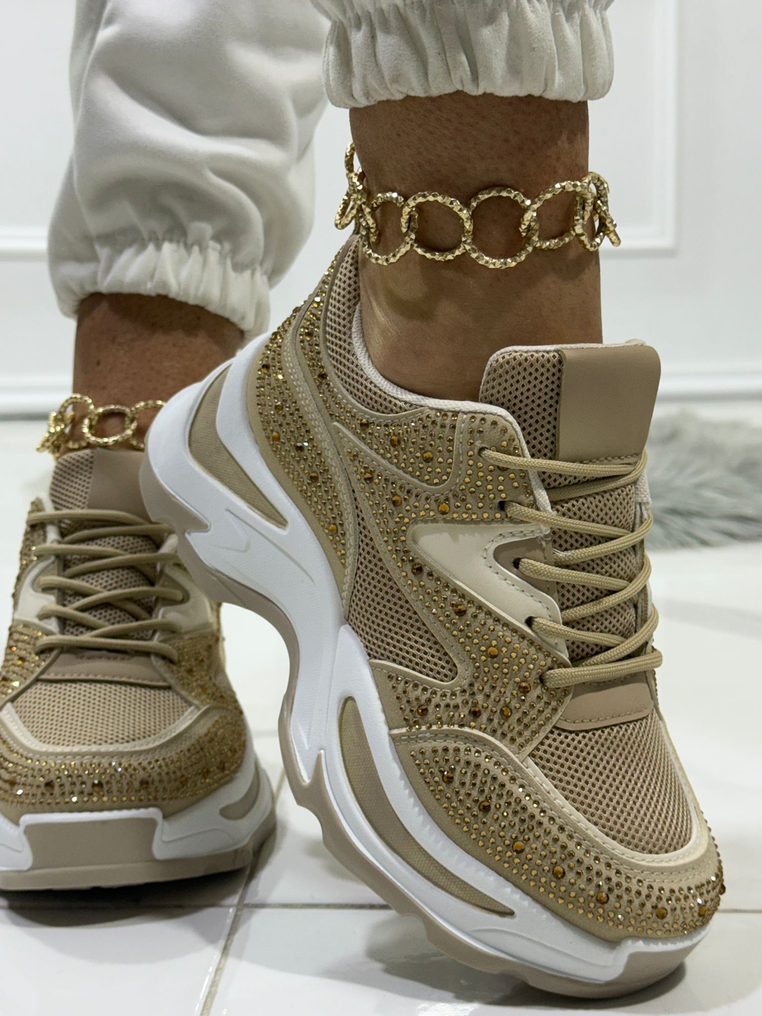 Wendy Beige  - Sneakers