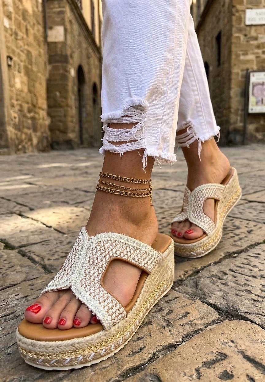 Moira Beige - Sandalo