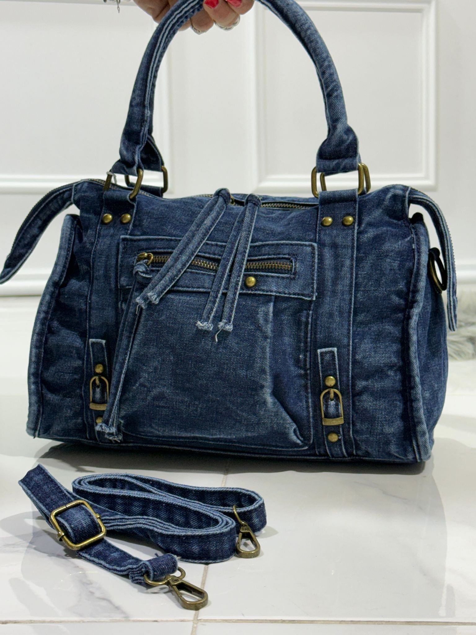 Micky Denim Blue - Borsa