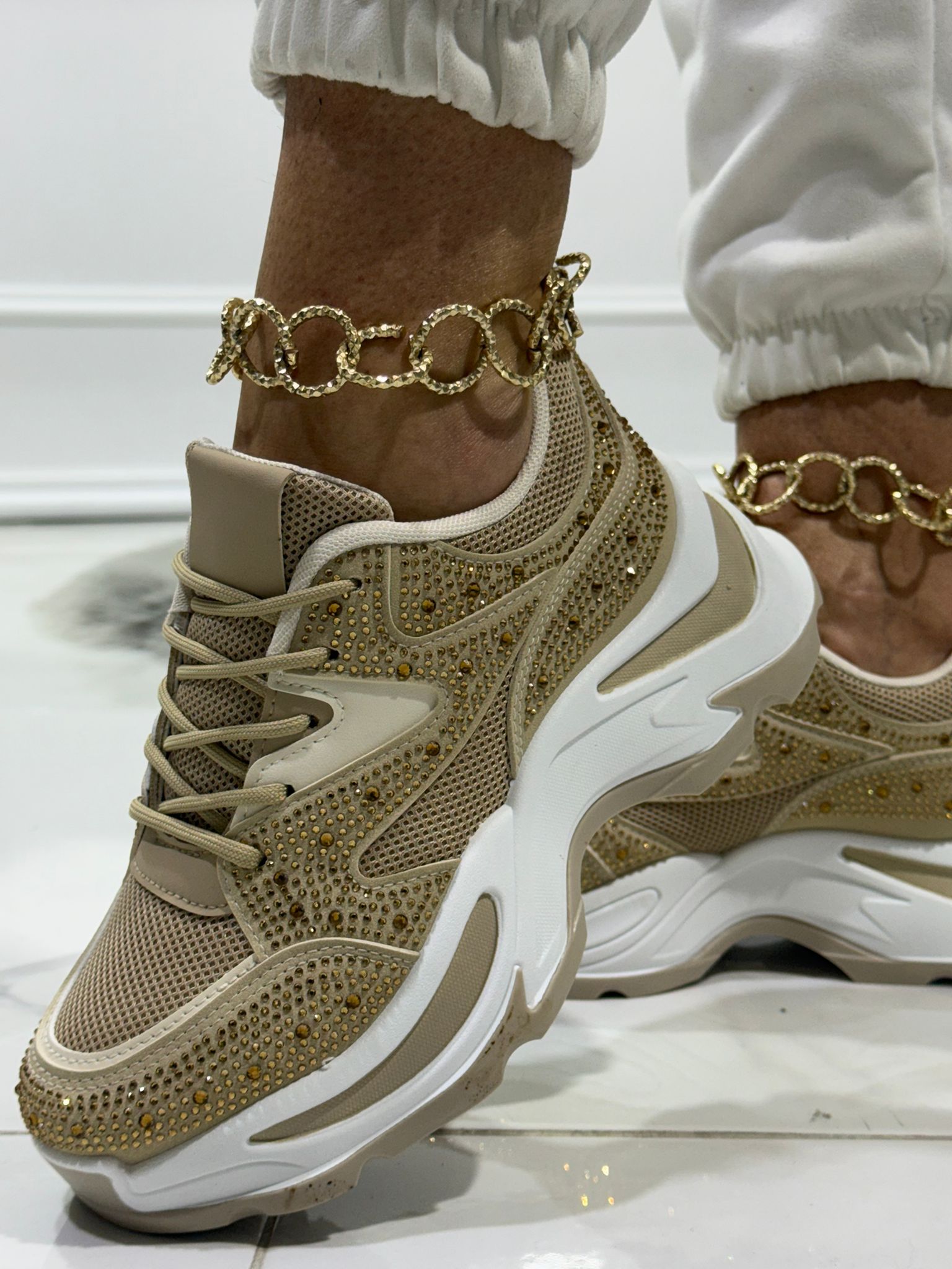 Wendy Beige  - Sneakers