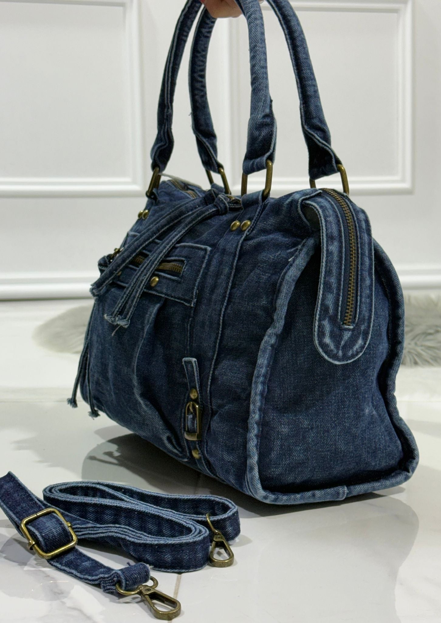 Micky Denim Blue - Borsa
