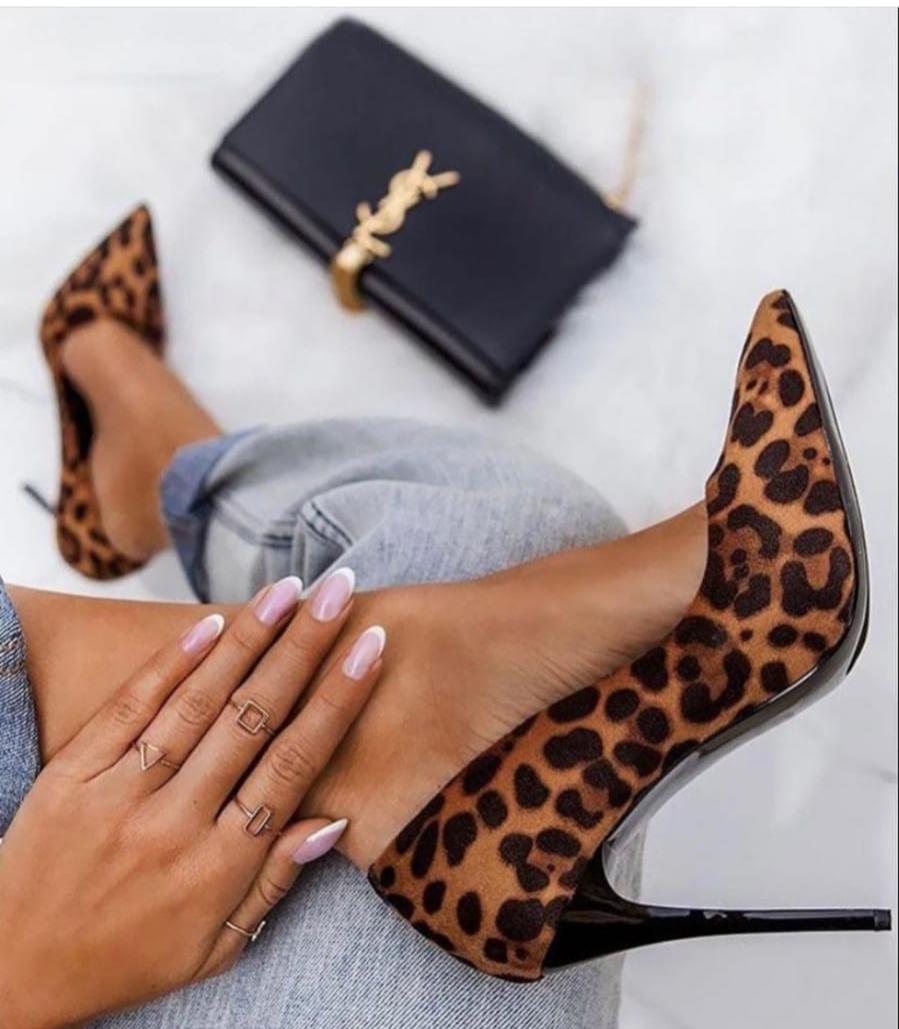 DECOLLETE ANIMALIER LEOPARD