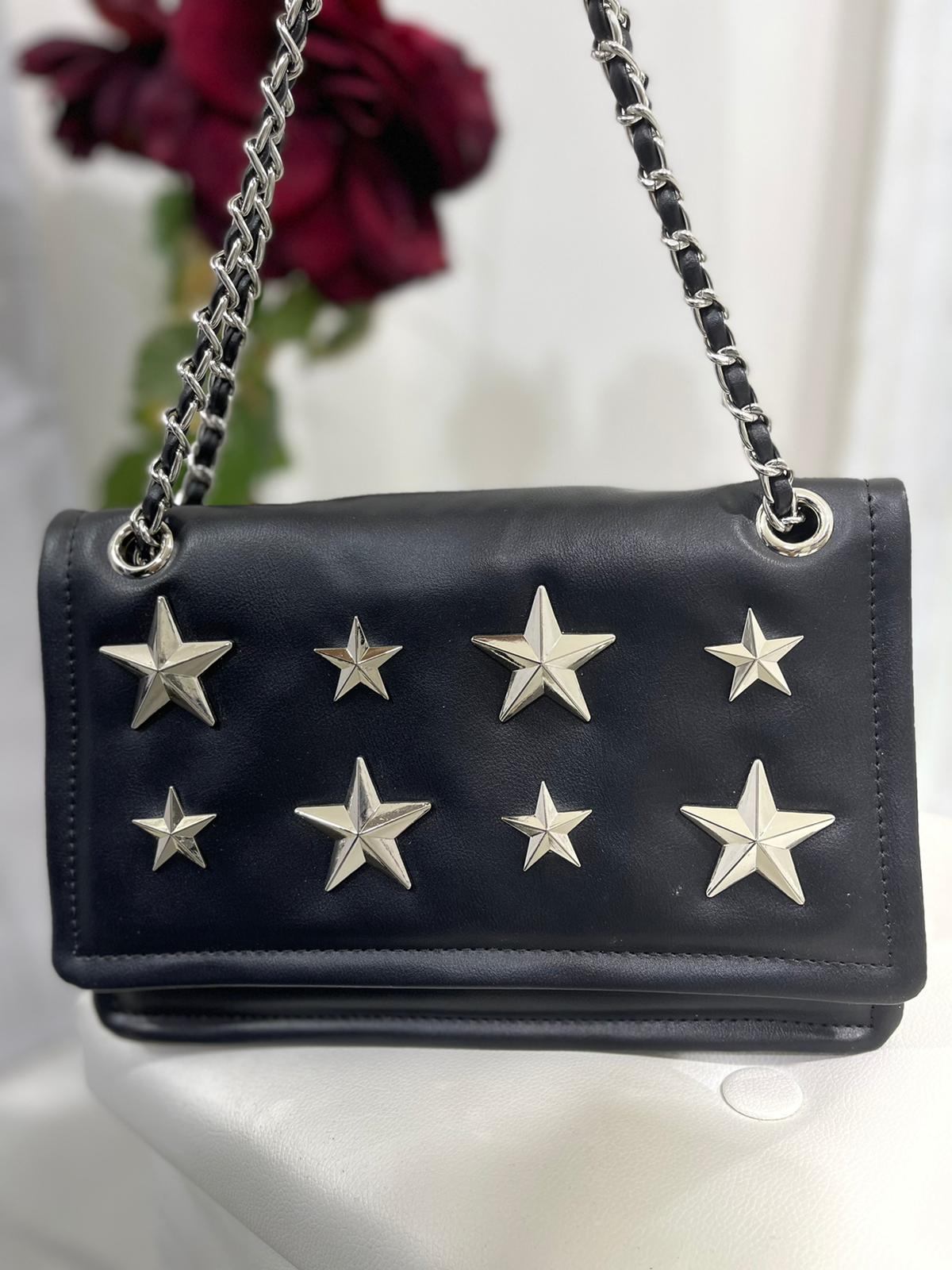 Borsa Star Nera/Argento