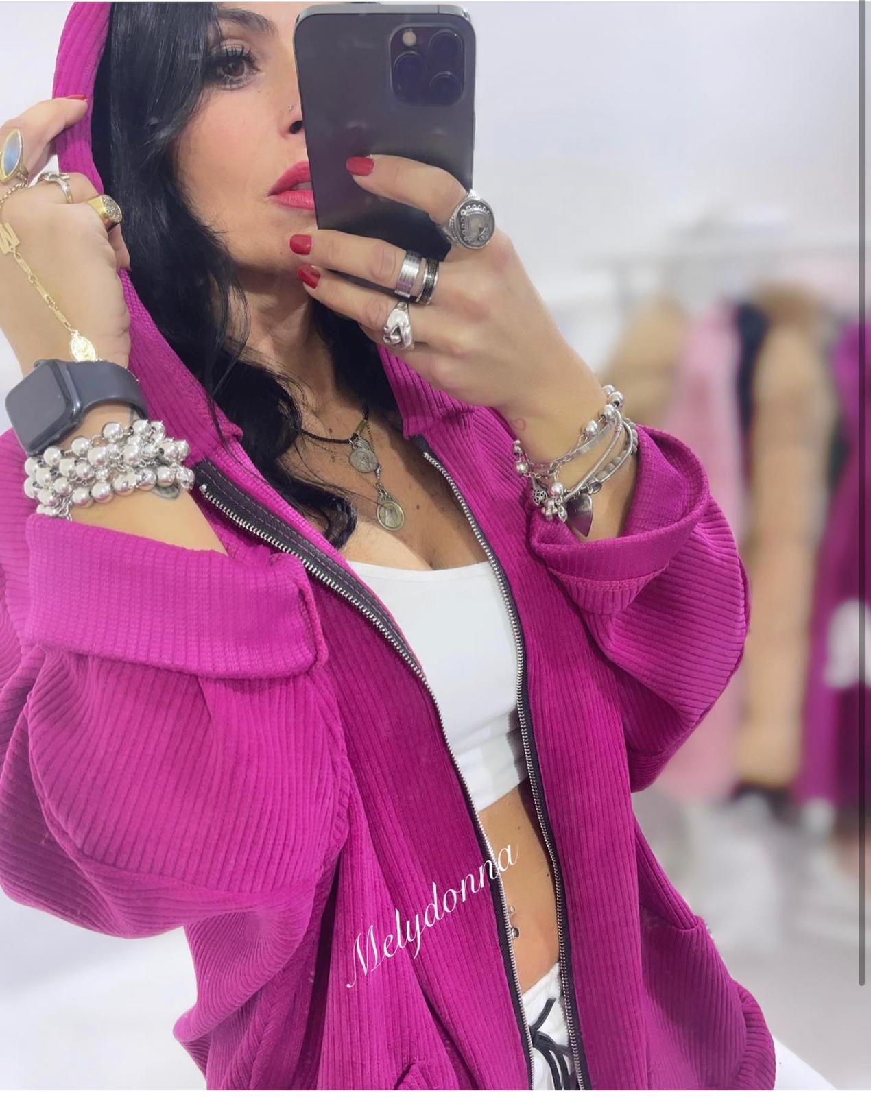 Cardigan Bruna Fuxia