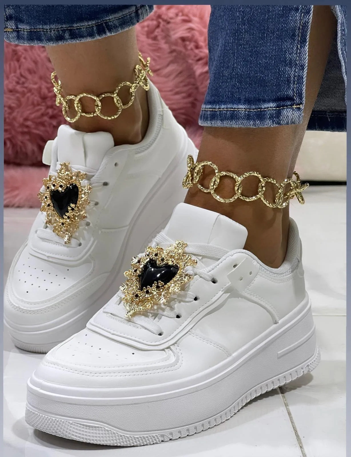 Sneakers Magnifica Cuore Nero