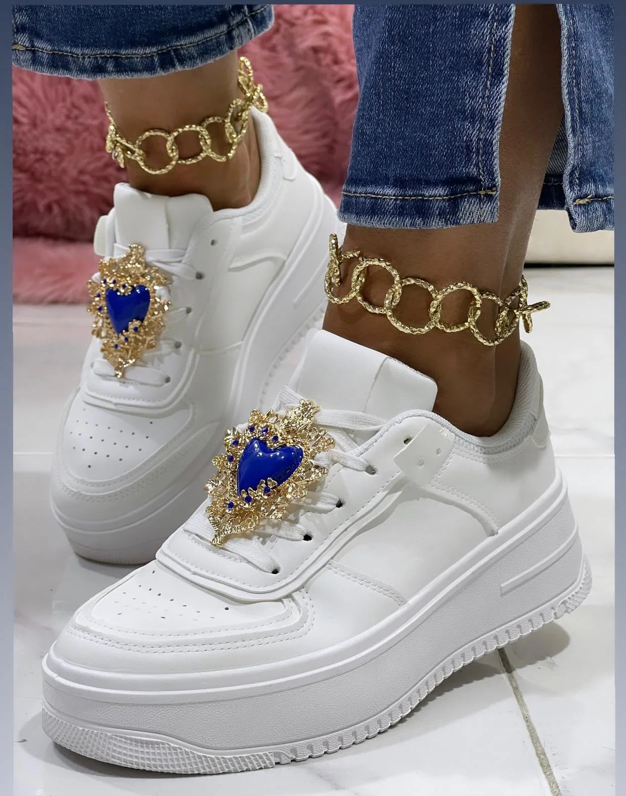 Sneakers Magnifica Cuore Blue