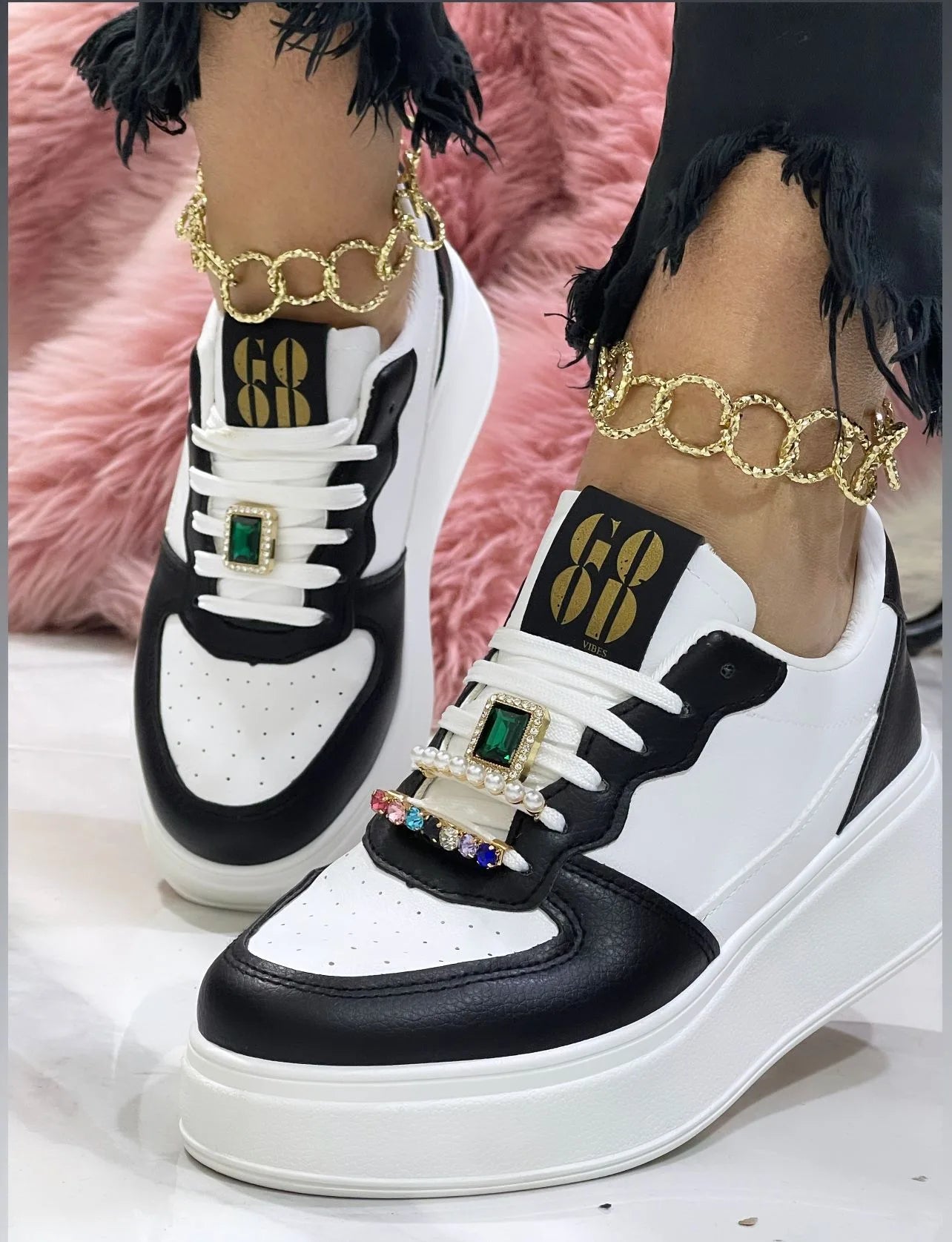 Sneakers Romina Bianca/Nera
