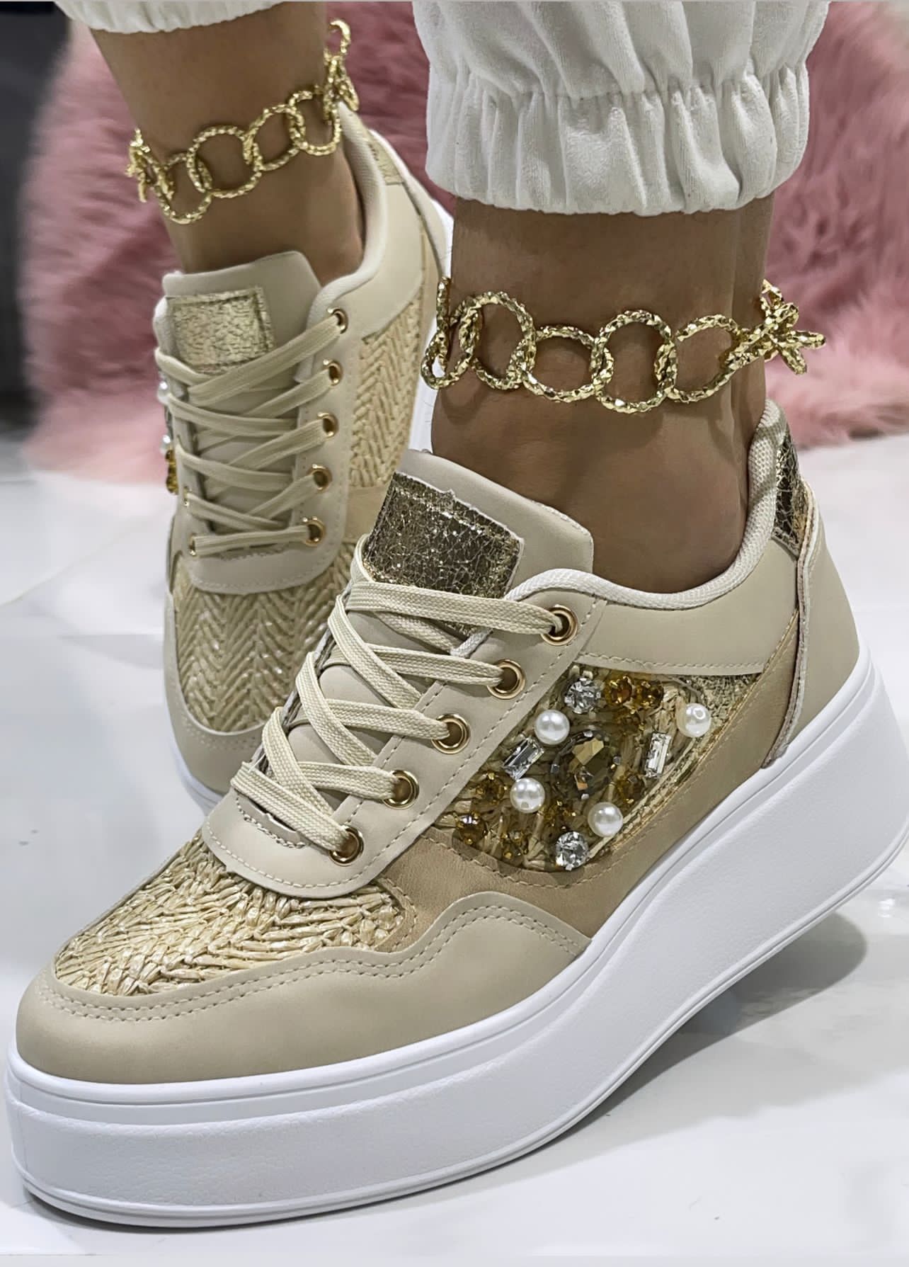 Sneakers Hollywood Beige