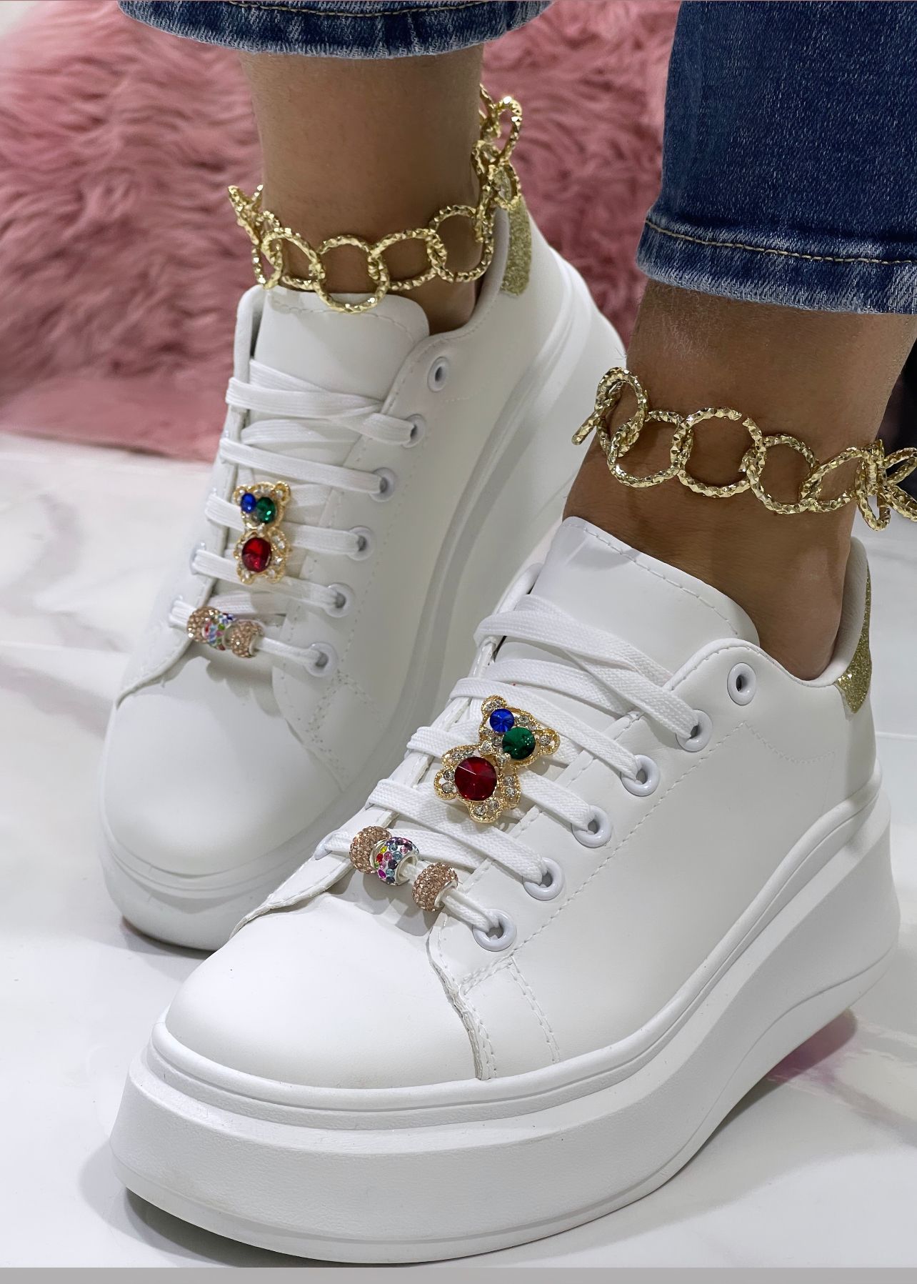 Sneakers  Spilla Orsacchiotto