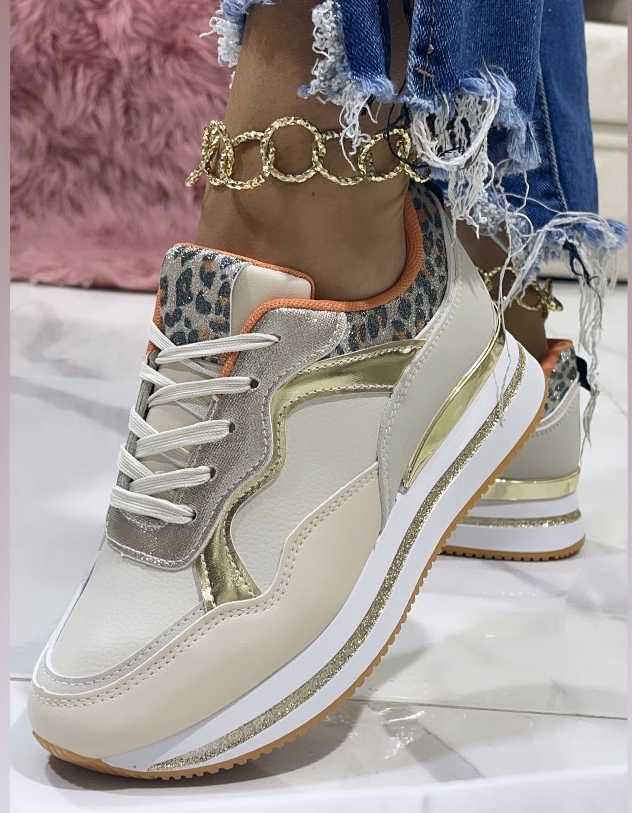 Sneakers Kenia Beige