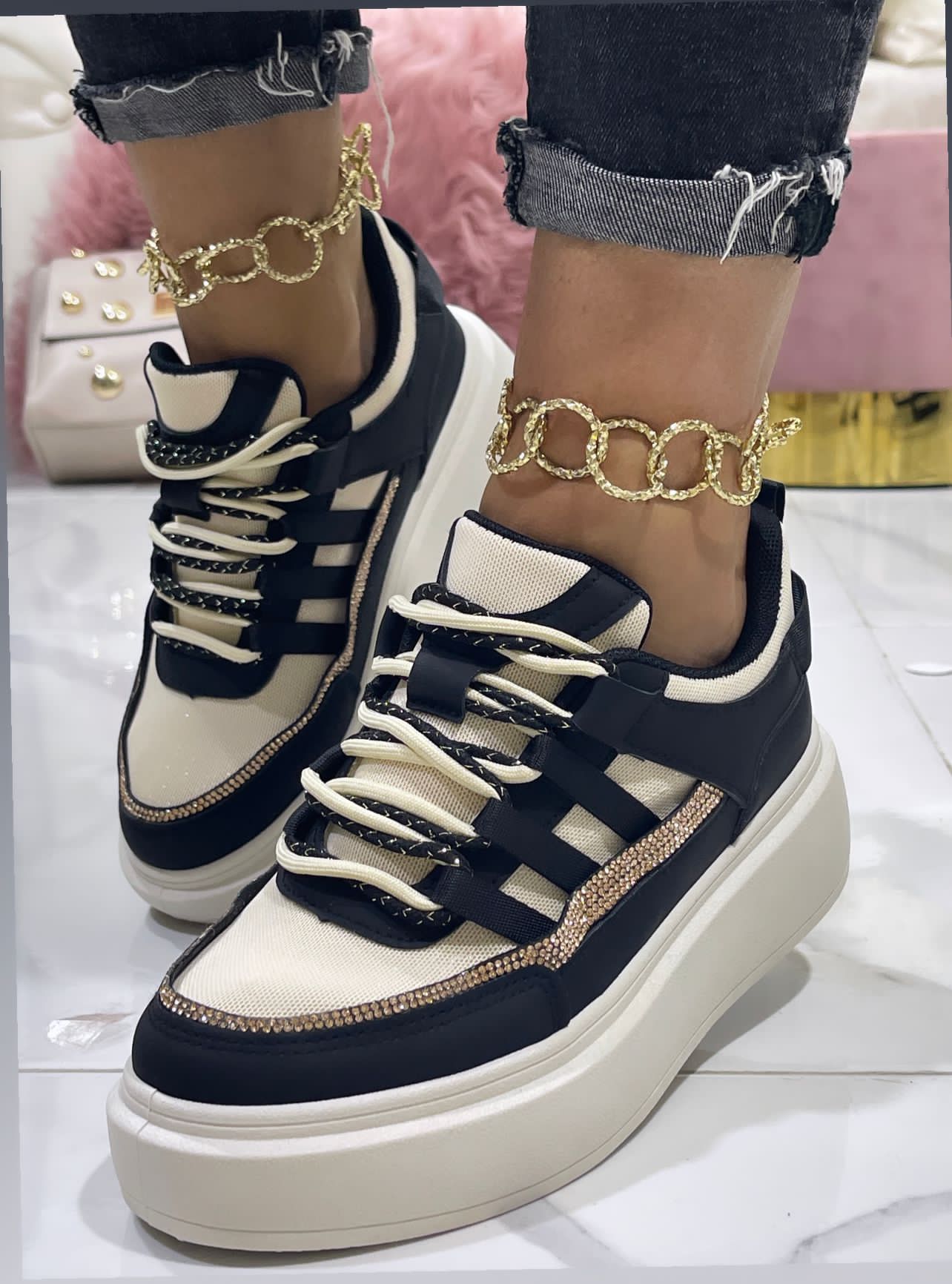 Sneakers Safari Beige