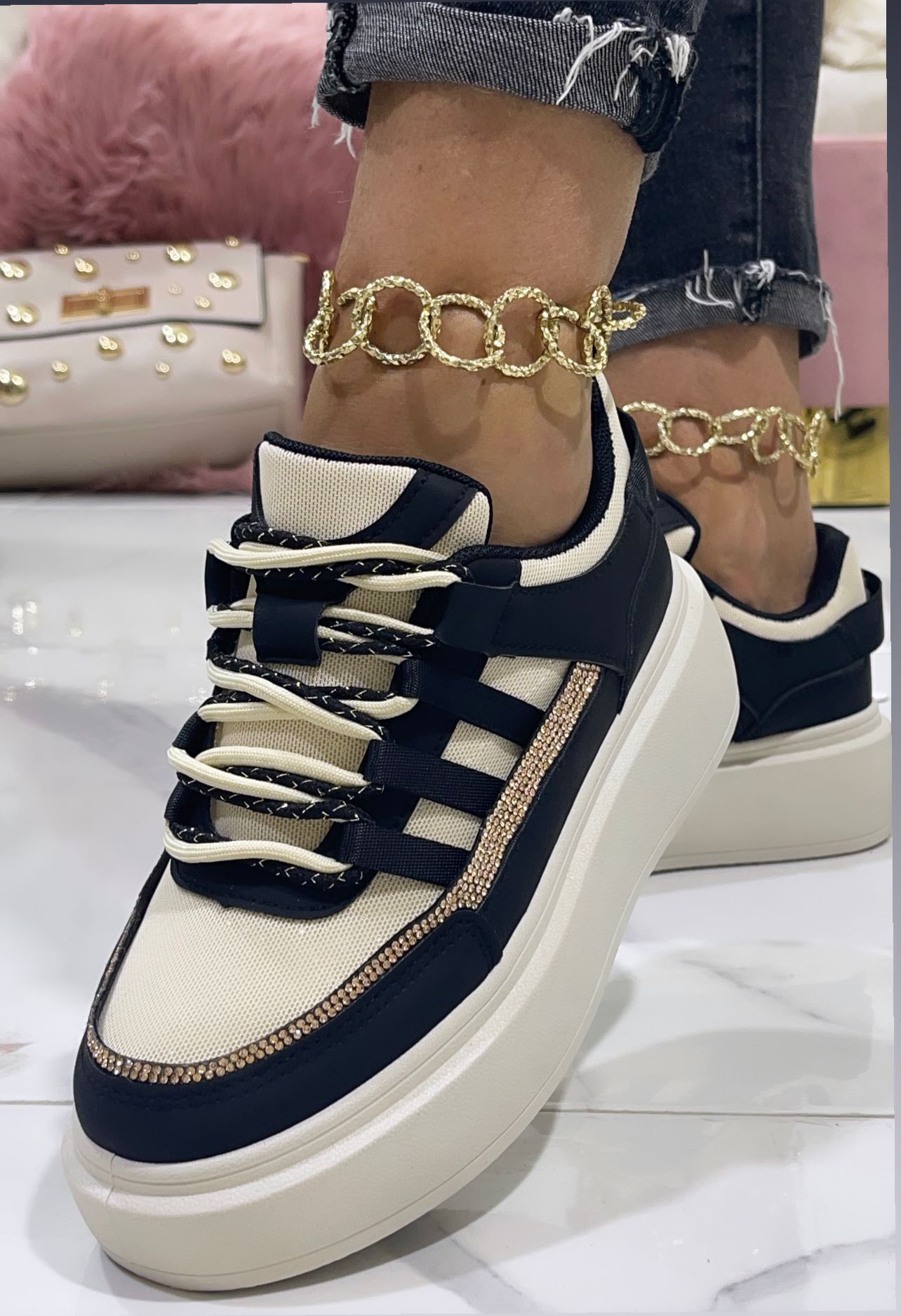 Sneakers Safari Beige