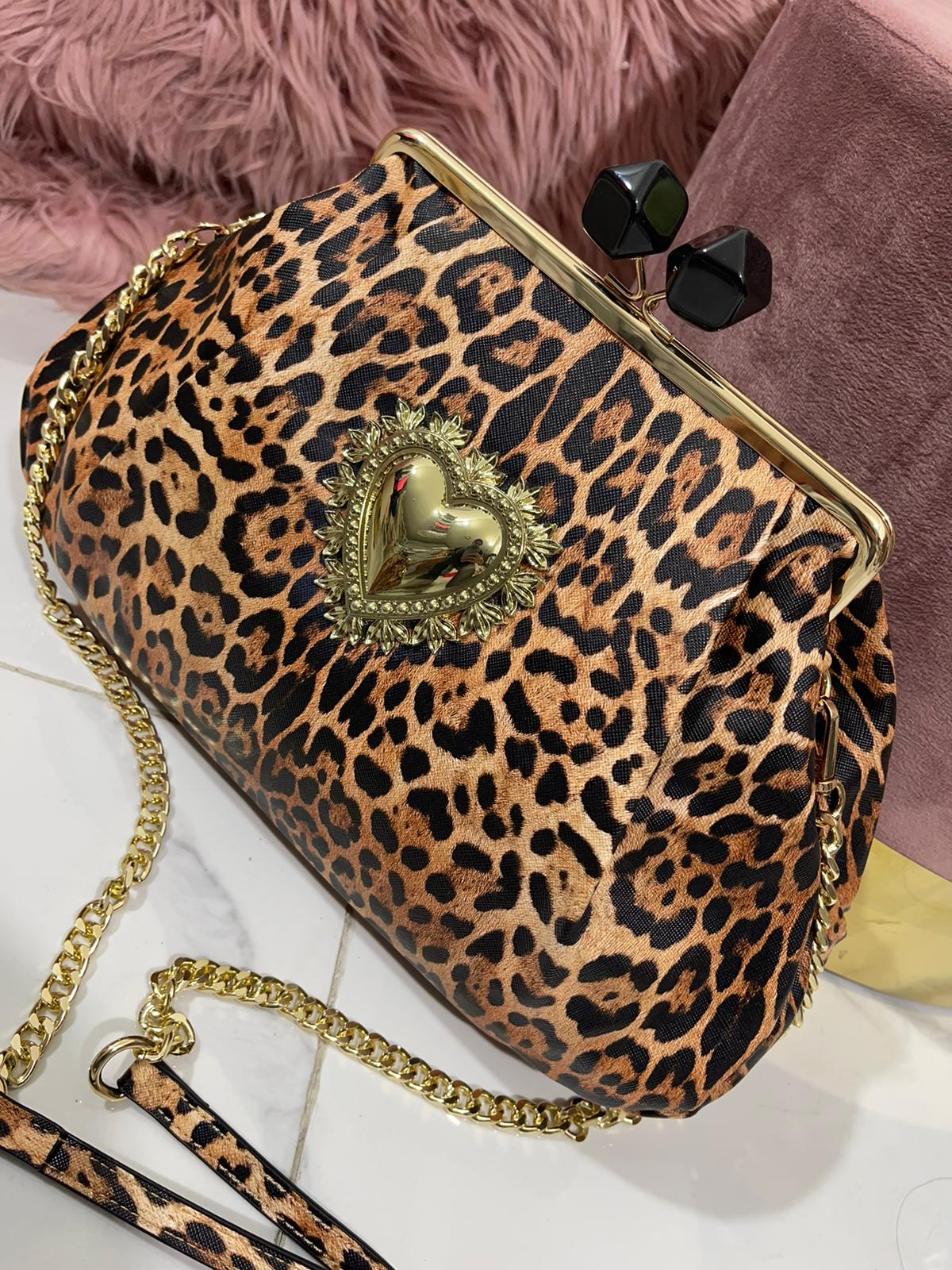 Sinfonia Leopard Cuore - Borsa