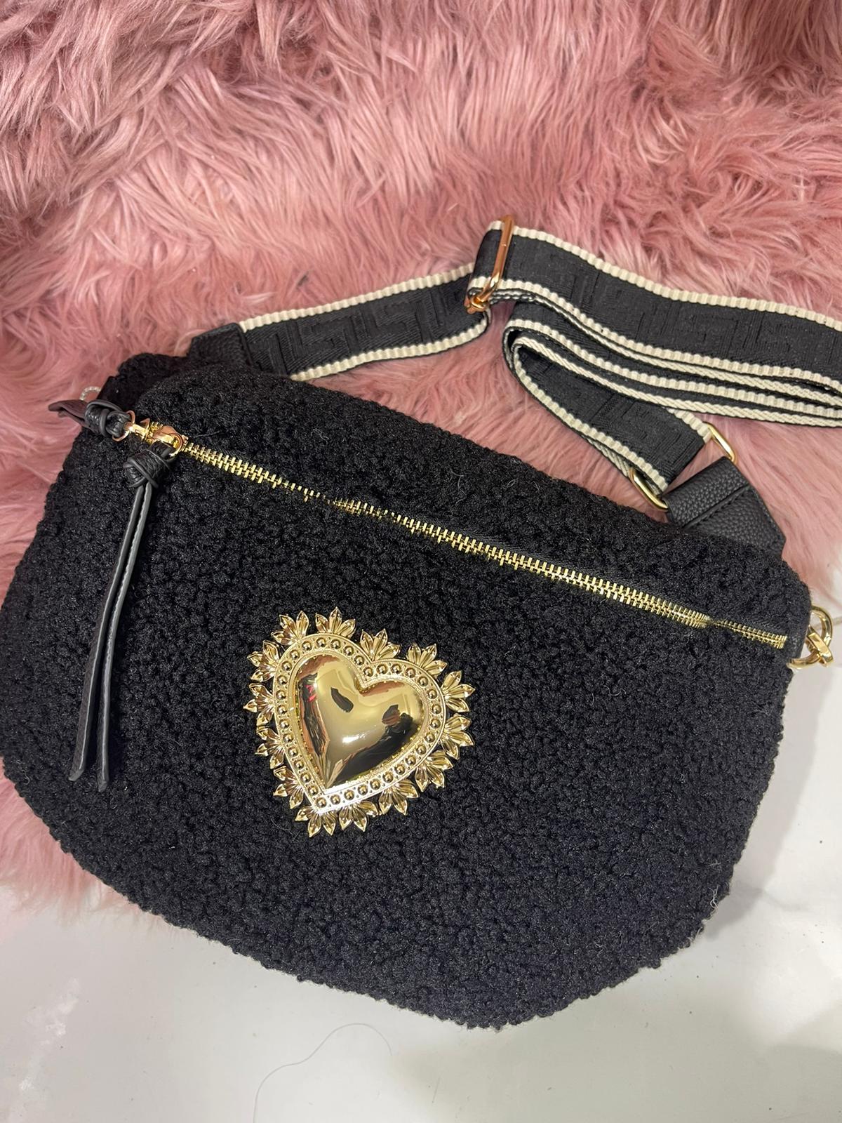 Passione Nera Cuore oro - Borsa - Marsupio