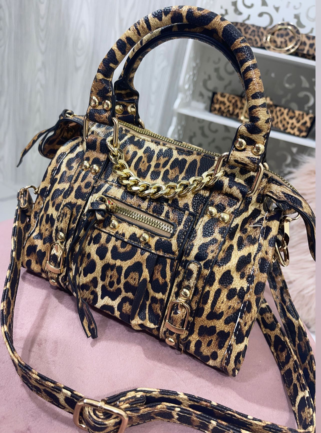 Candy Leopard Small - Borsa