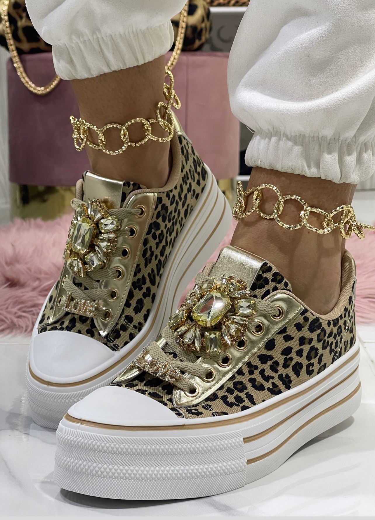 Cleopatra Leopard - Sneakers