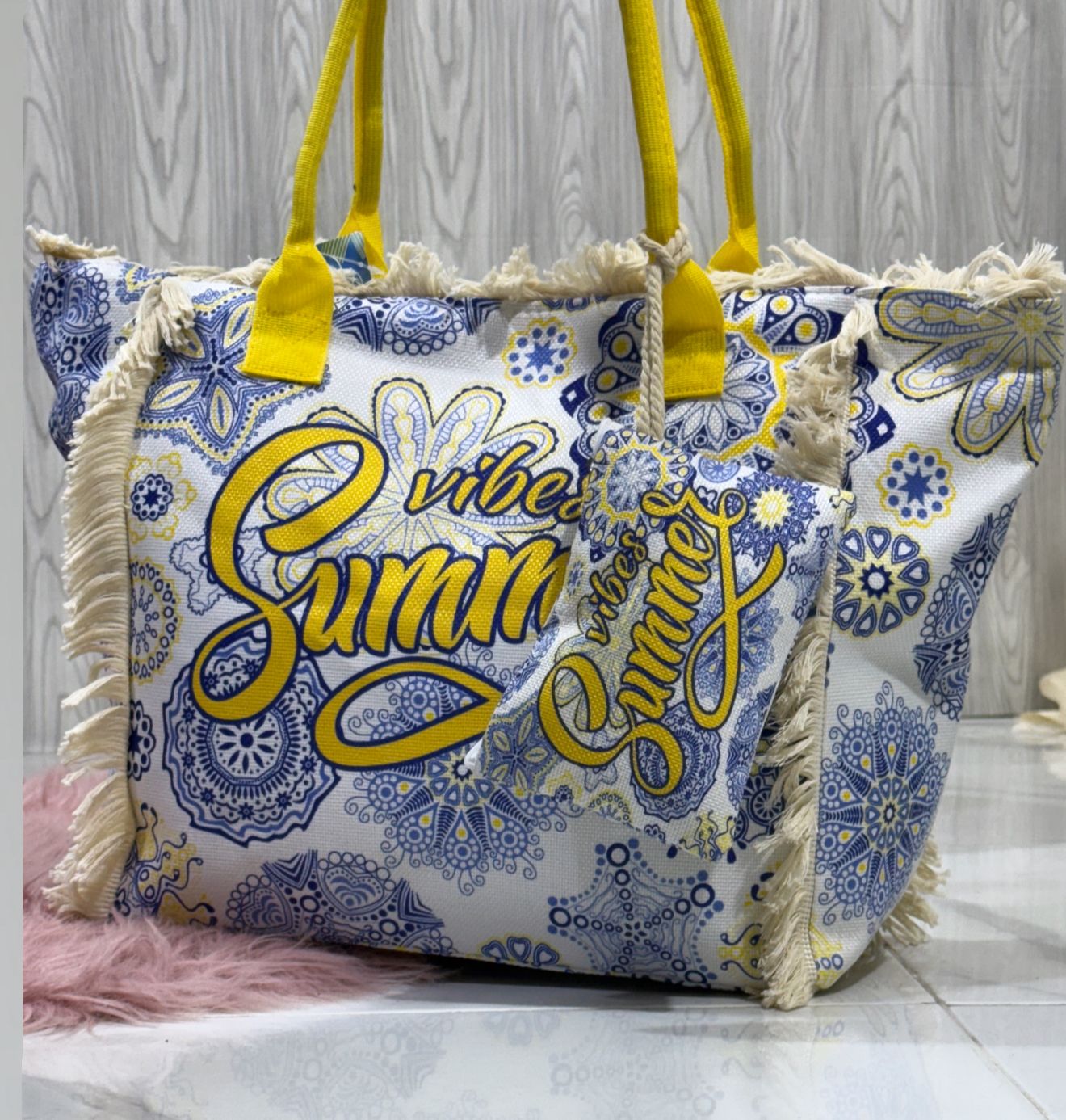biza Vibes Yellow - Borsa