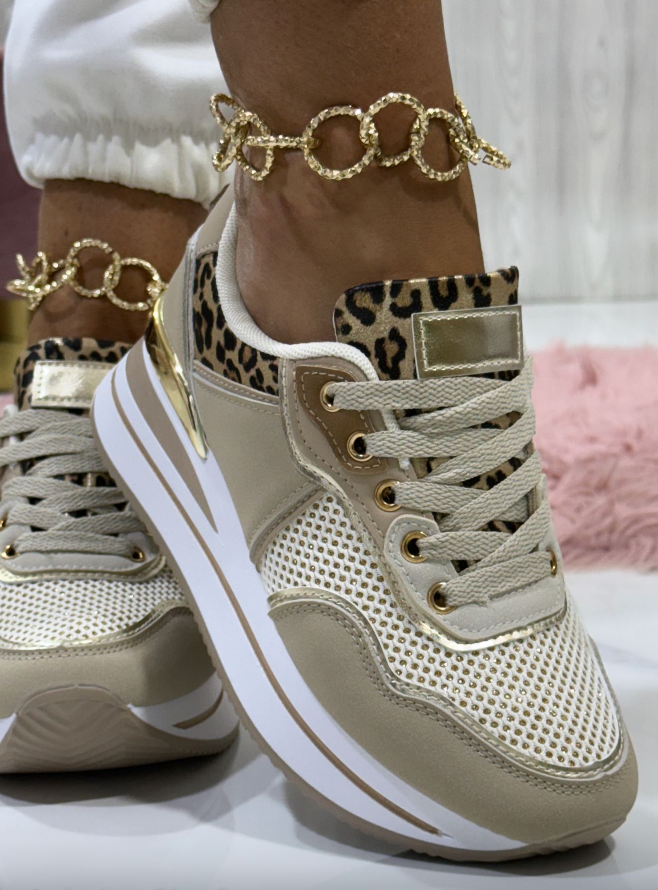 Ginevra Beige - Sneakers