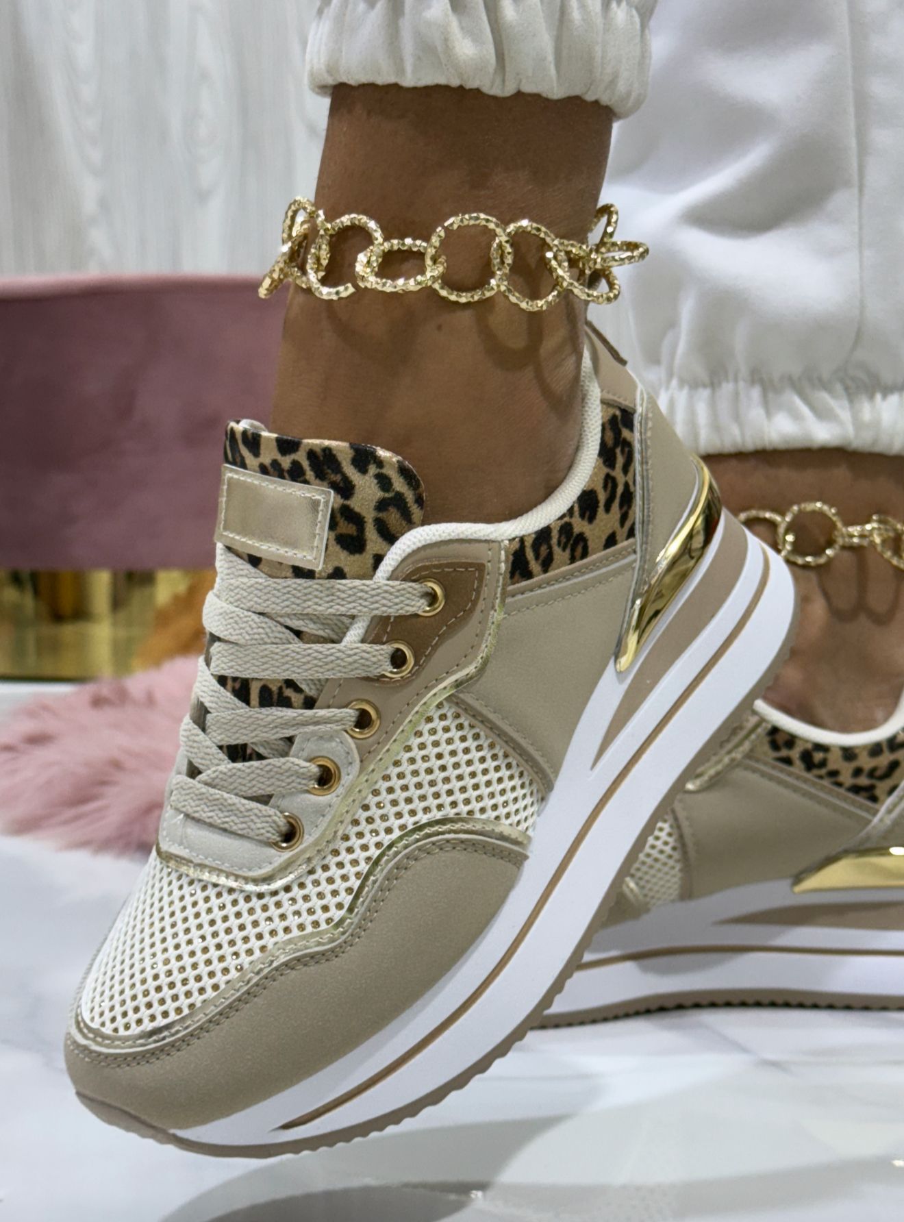 Ginevra Beige - Sneakers