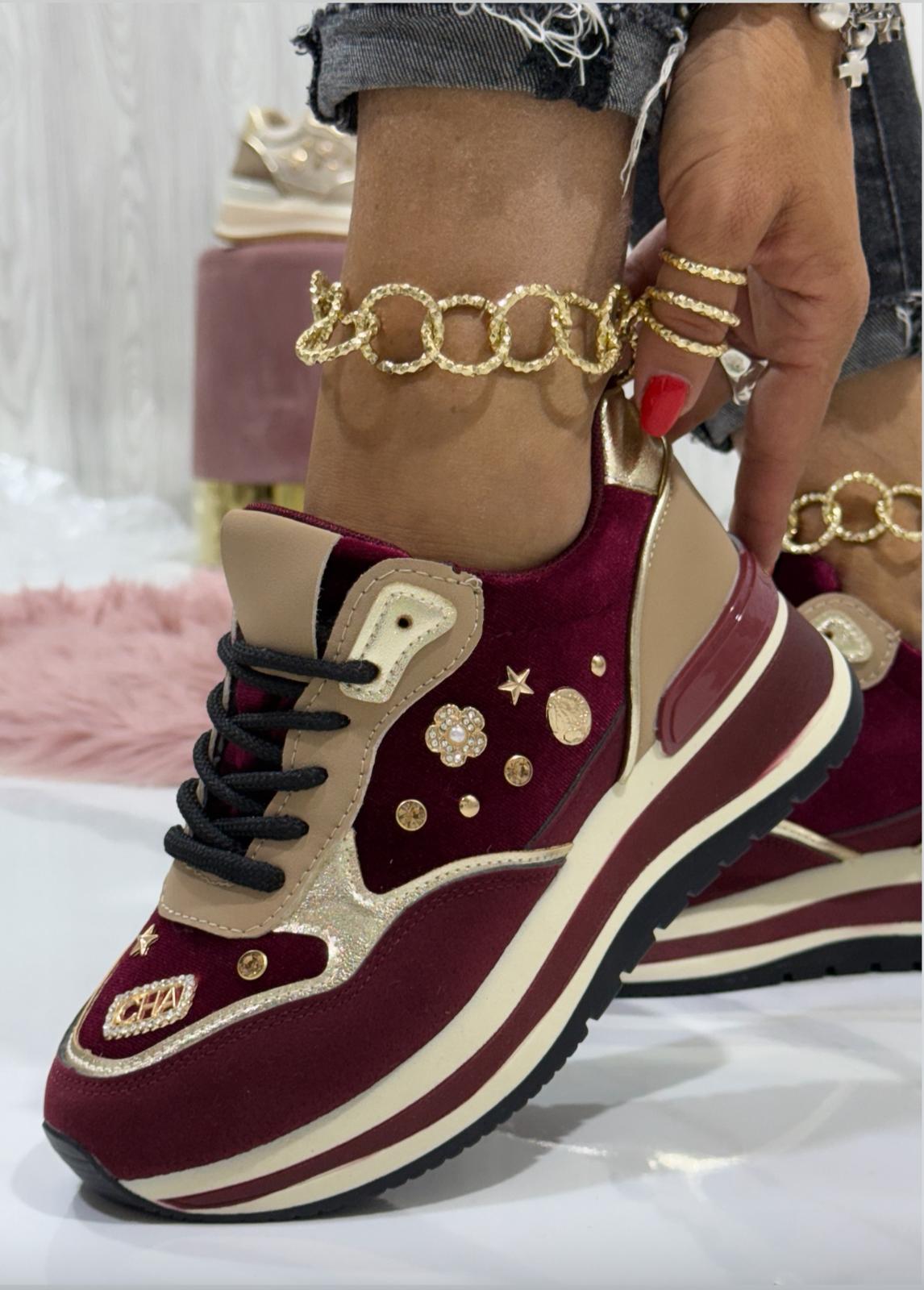 Marte Bordeaux - Sneakers